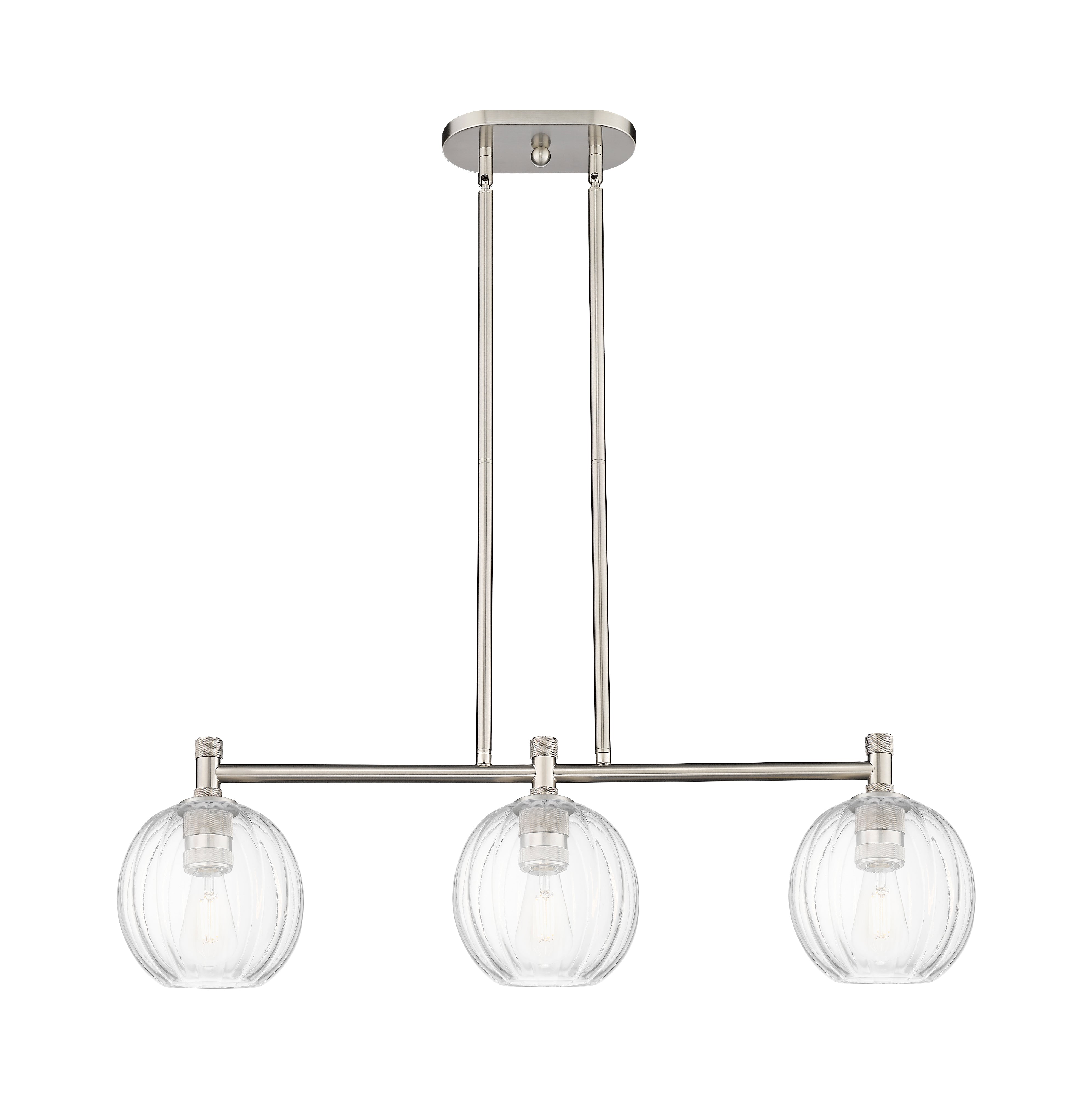 Downtown Urban Island Light Cast Brass