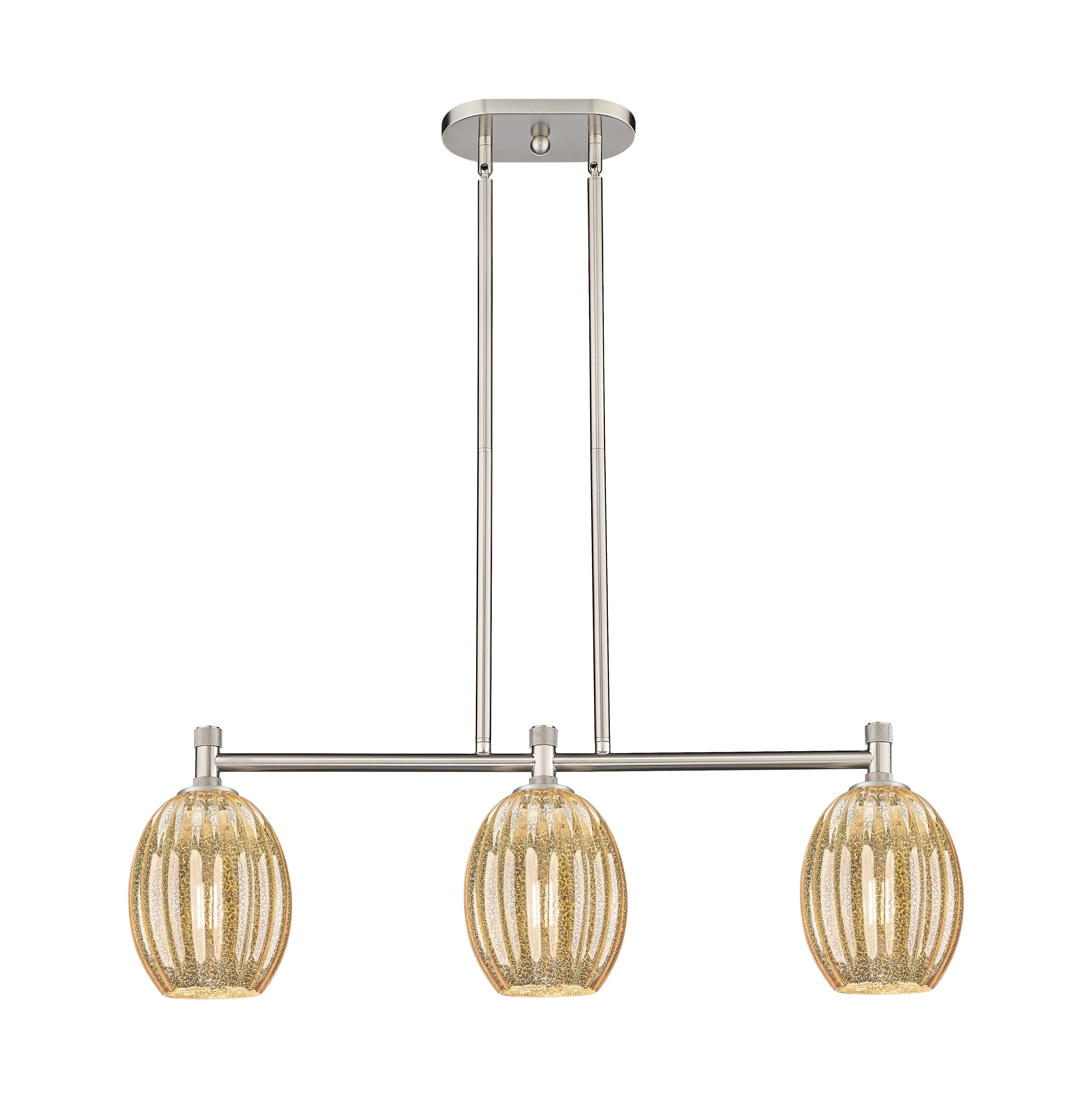 Downtown Urban Island Light Brass Finish