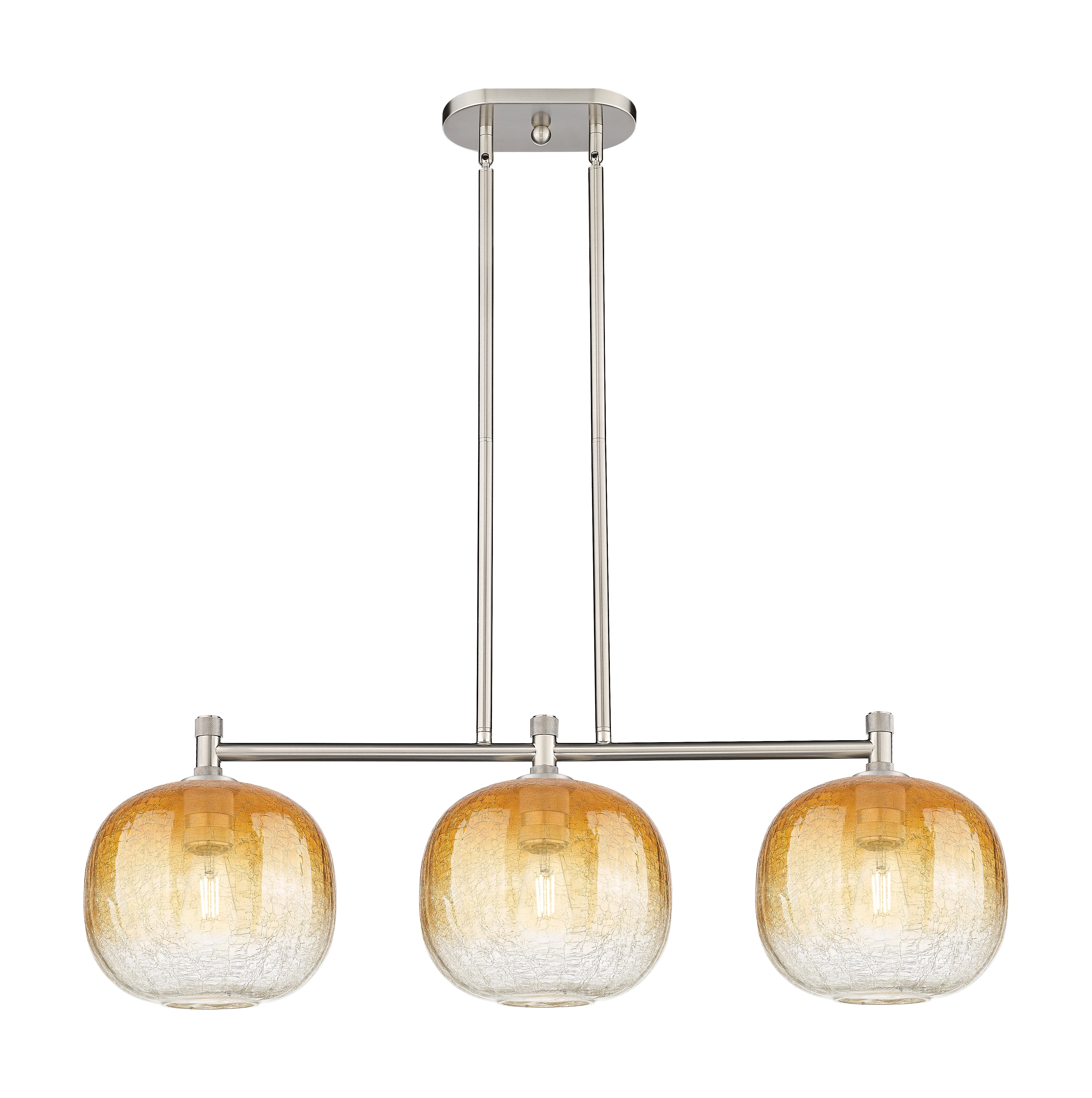 Downtown Urban Island Light Cast Brass