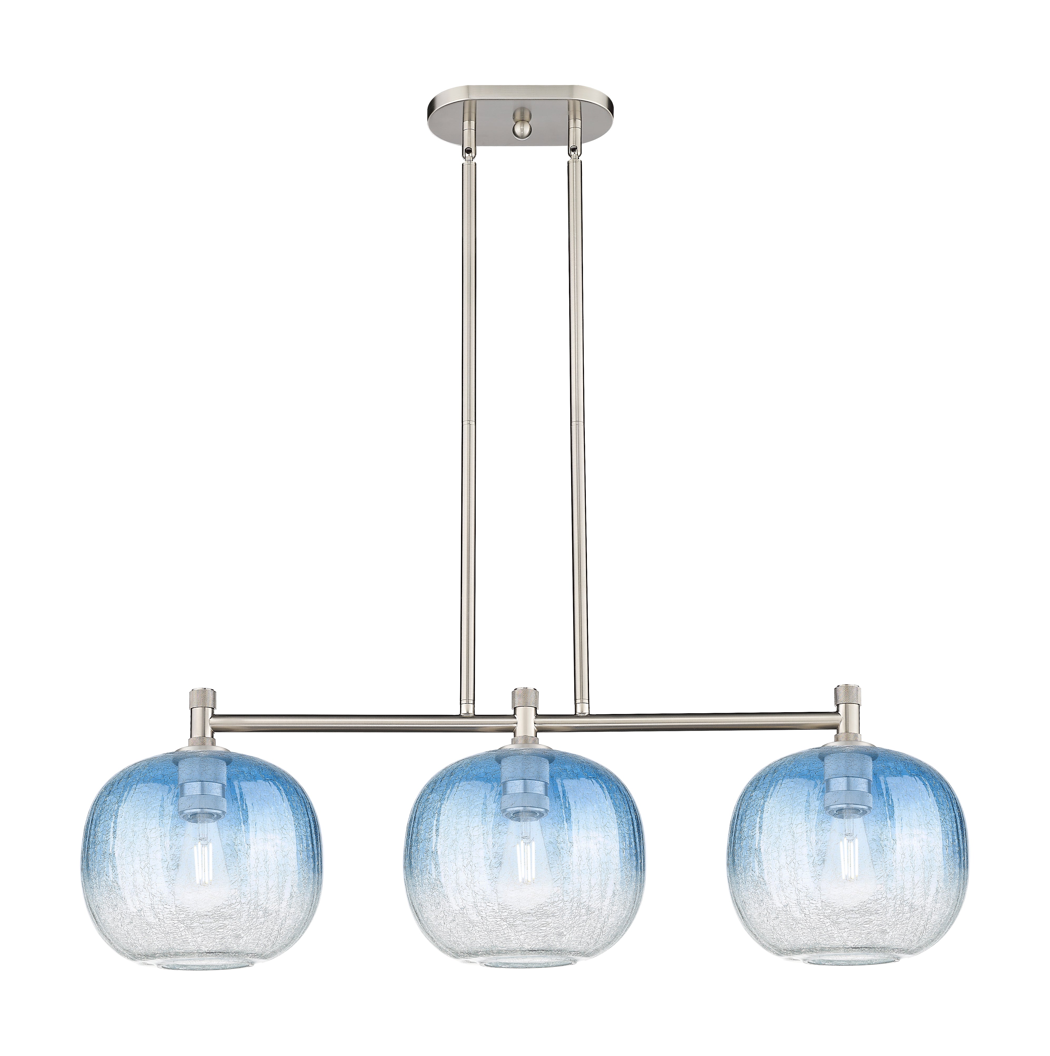 Downtown Urban Island Light Cast Brass