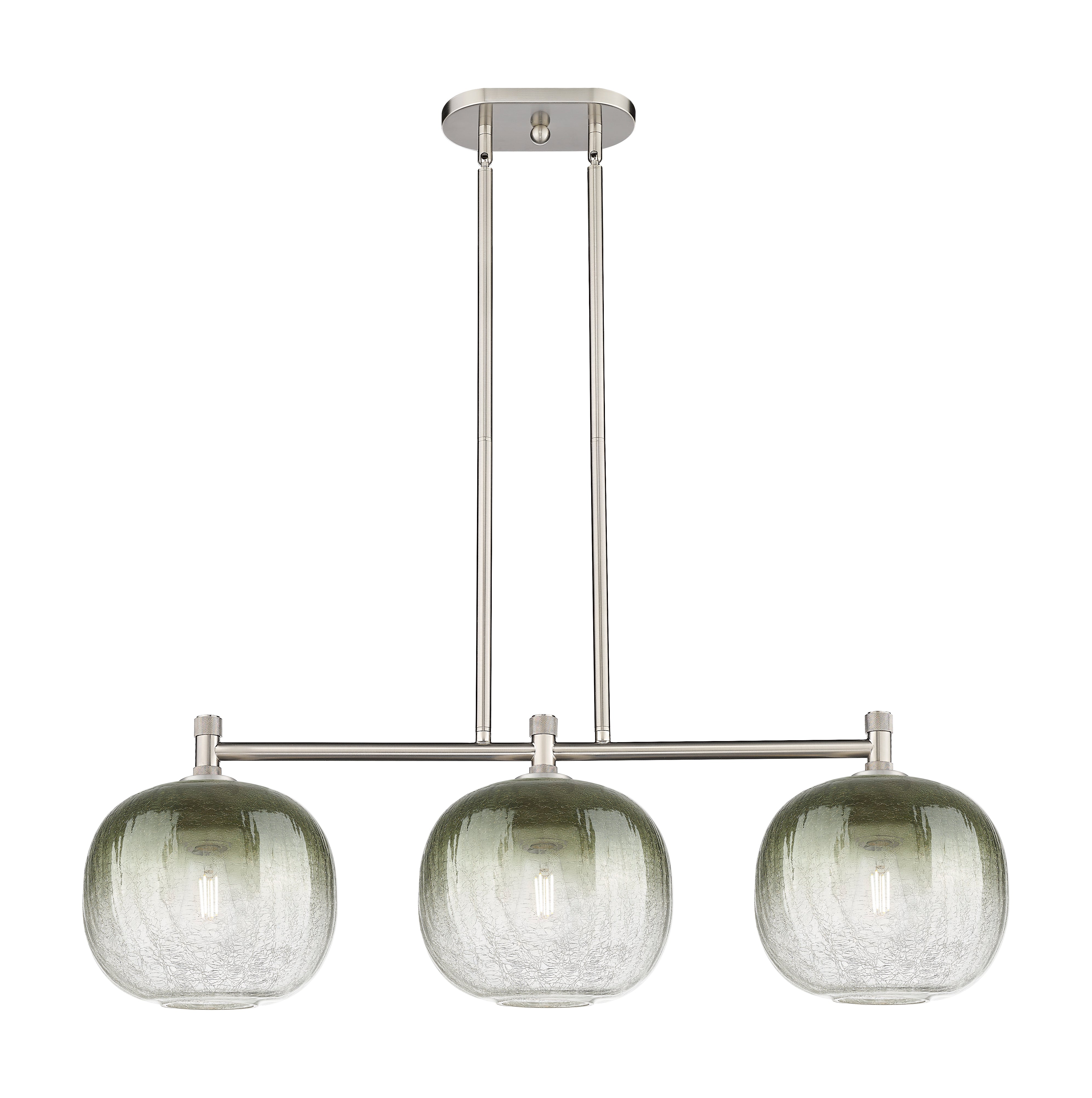 Downtown Urban Island Light Cast Brass