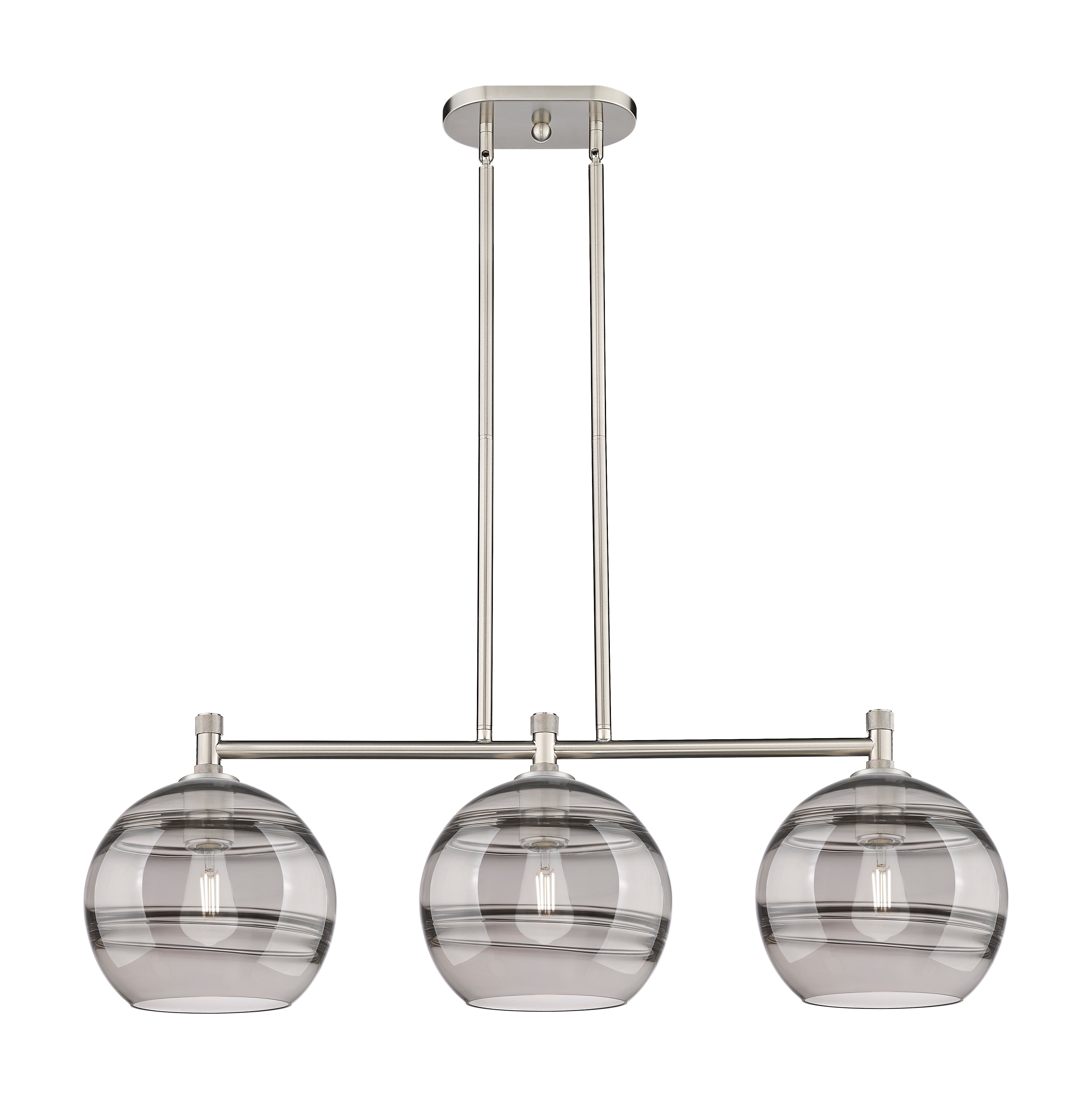 Downtown Urban Island Light Cast Brass