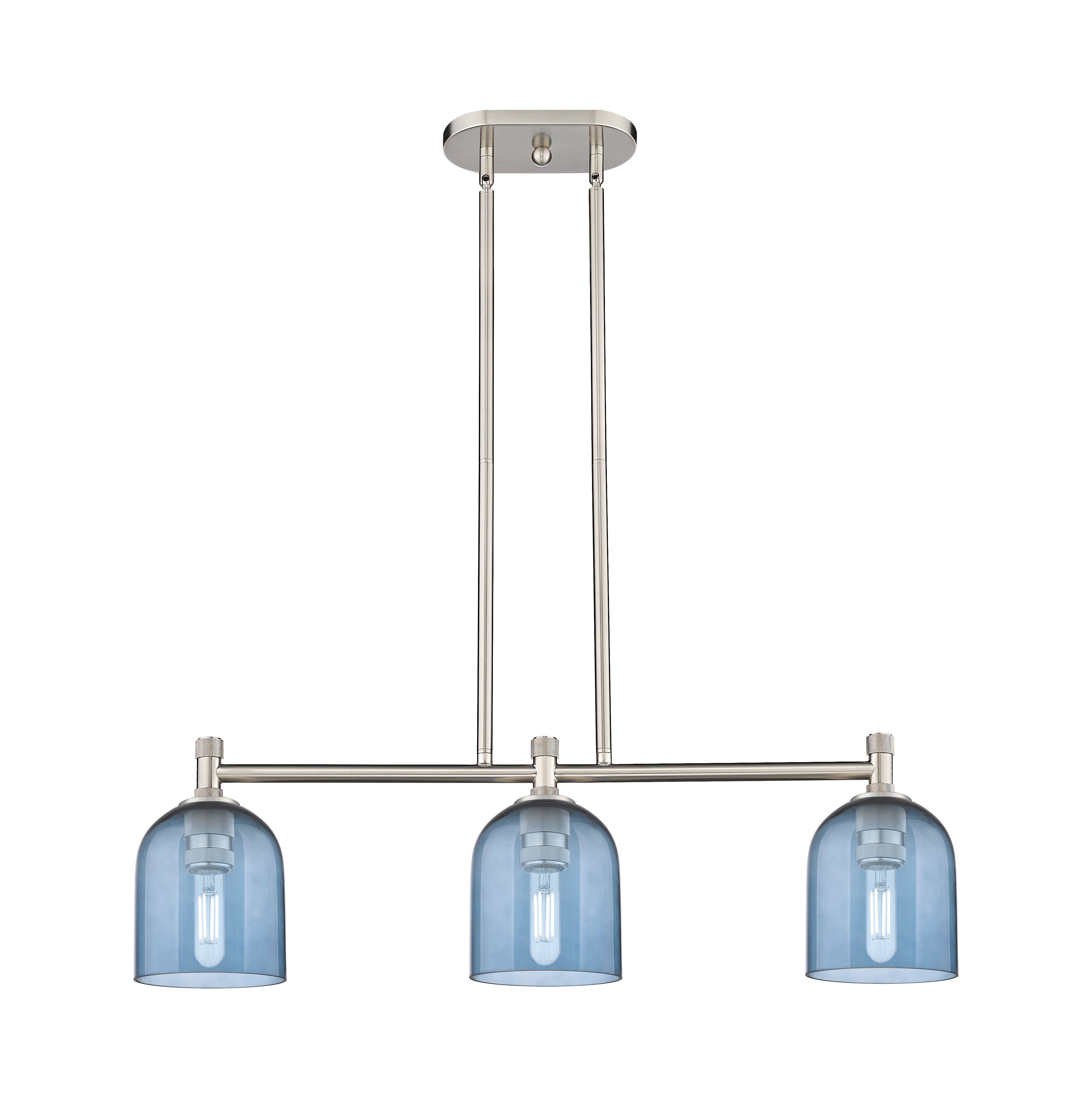 Downtown Urban Island Light Cast Brass
