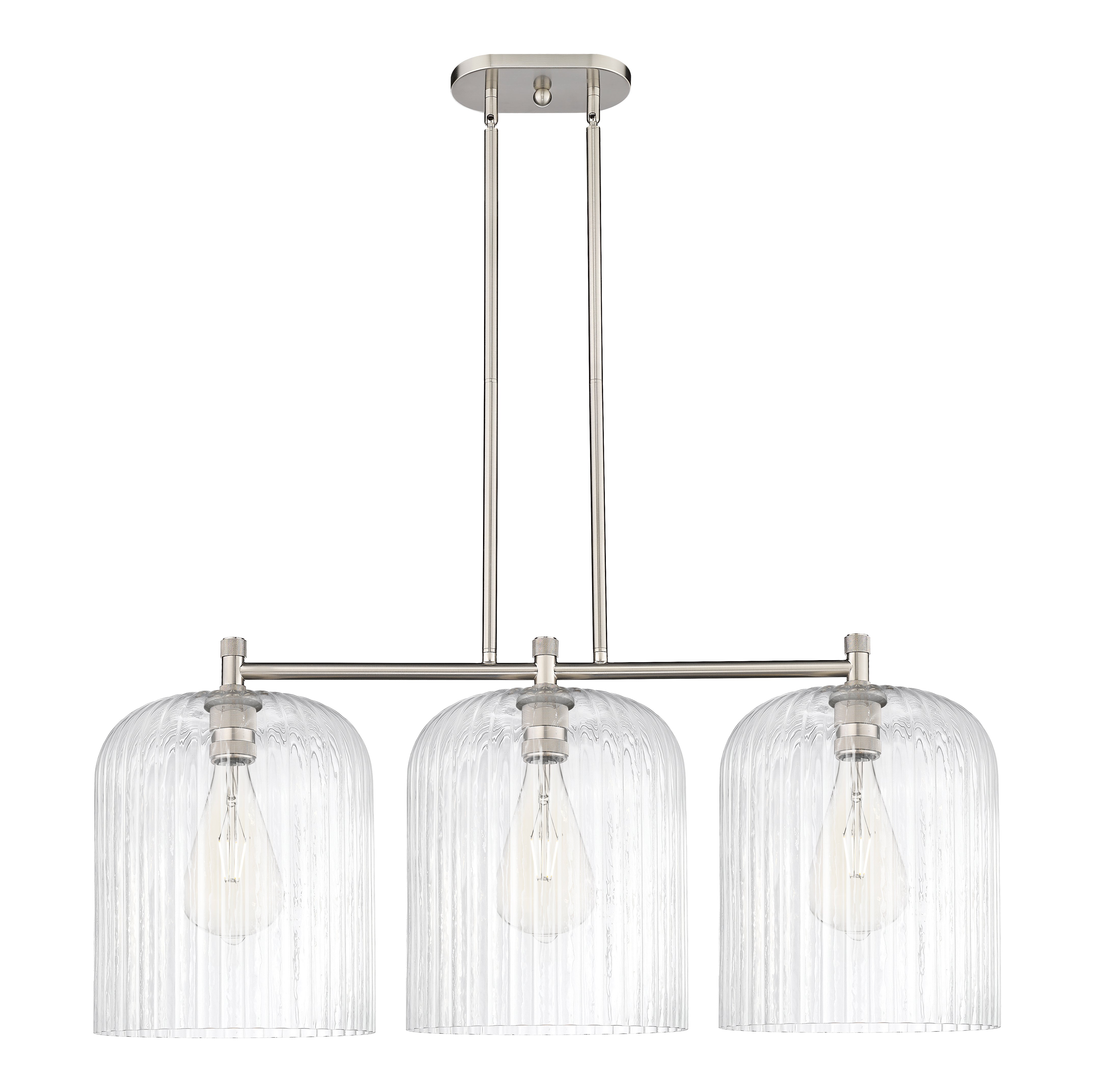 Downtown Urban Island Light Cast Brass