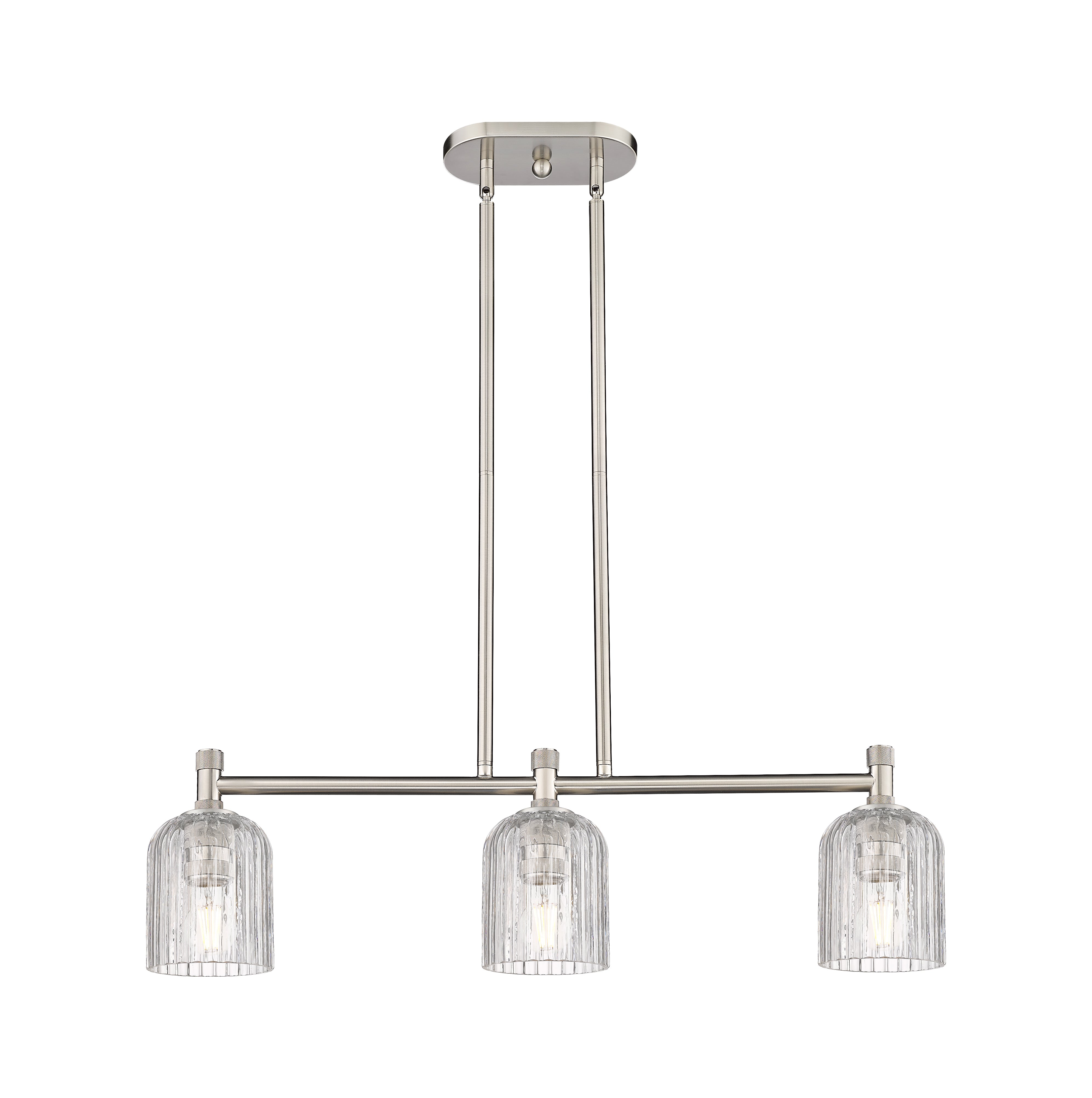 Downtown Urban Island Light Cast Brass