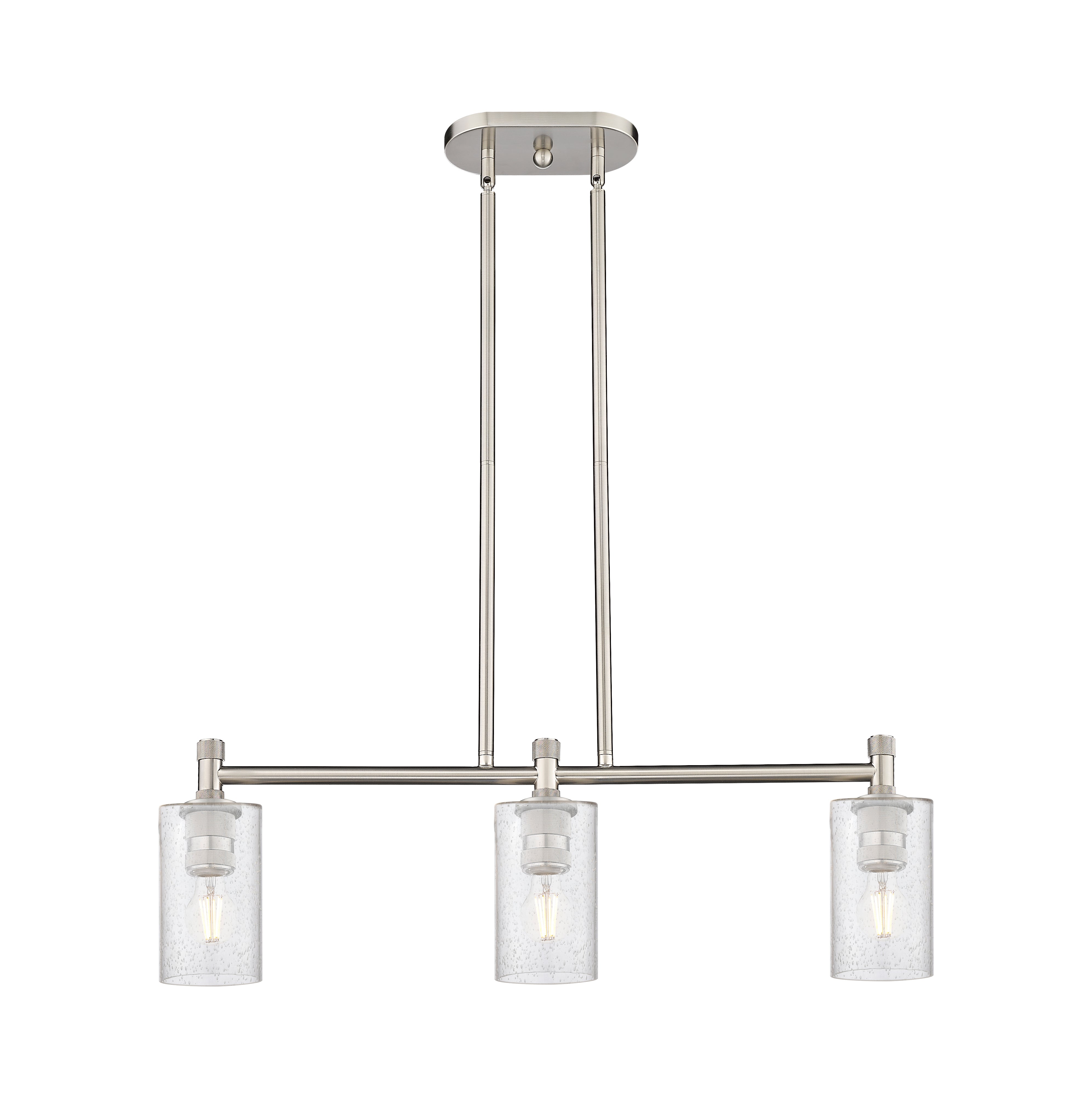 Downtown Urban Island Light Brass Glass