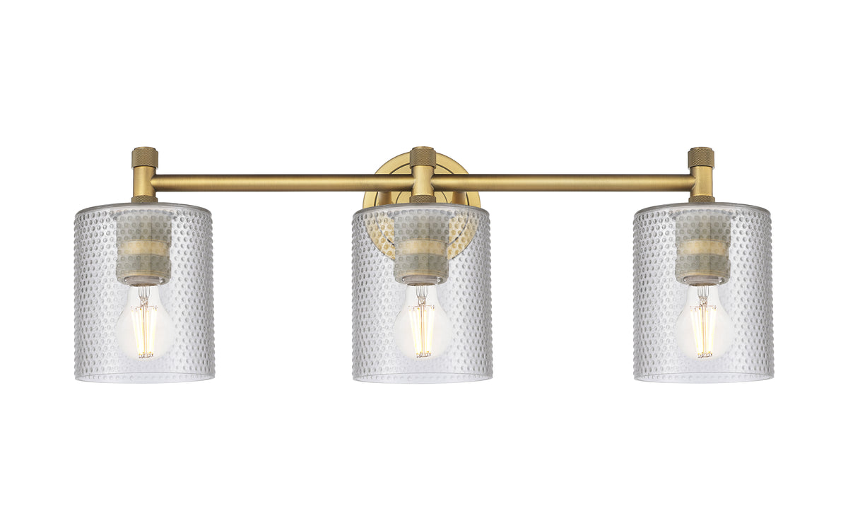 Cobbleskill 23-Inch 3-Light Bath Vanity Light 9.5-Inch High Dimmable