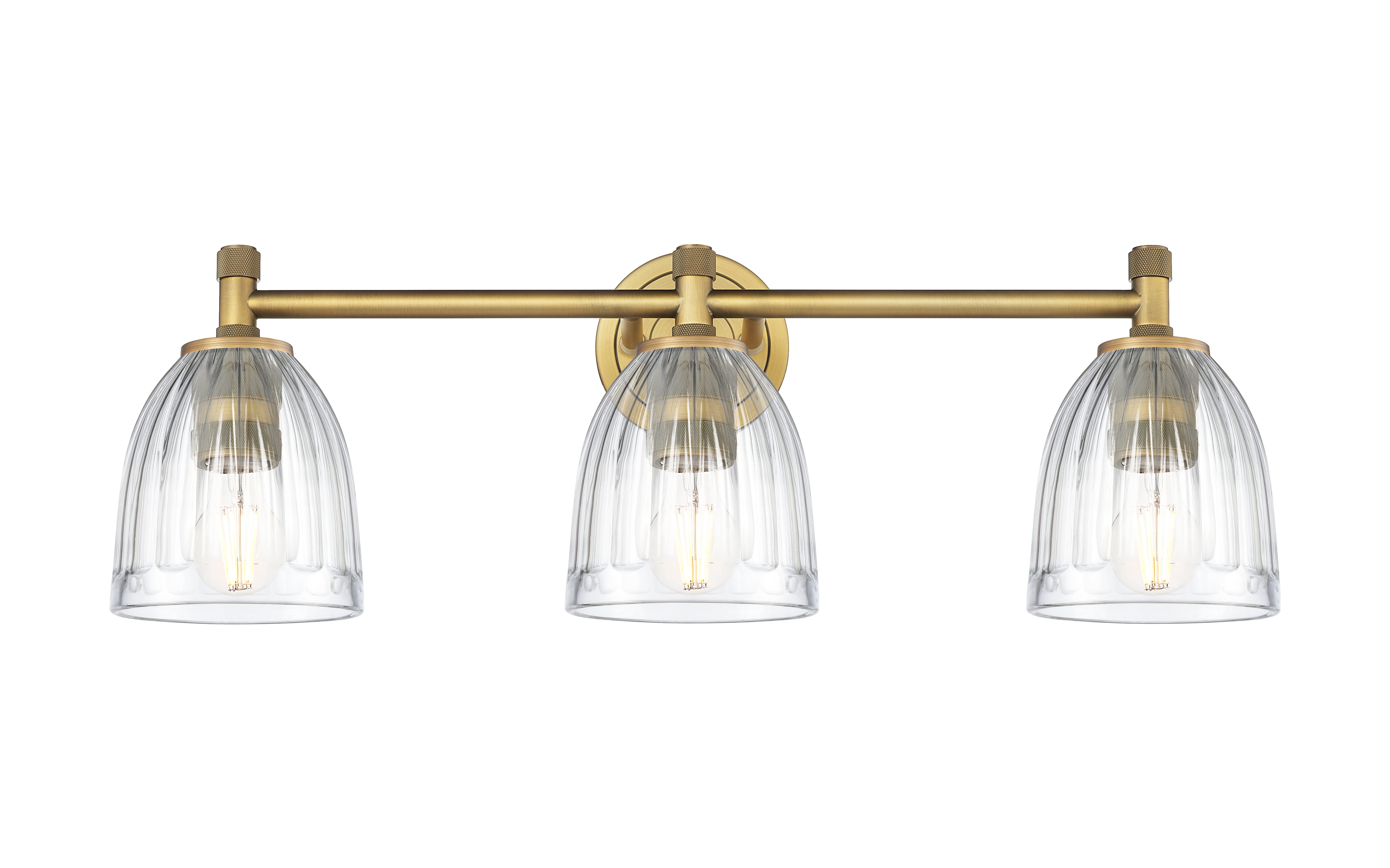 Downtown Urban Bath Vanity Light Cast Brass