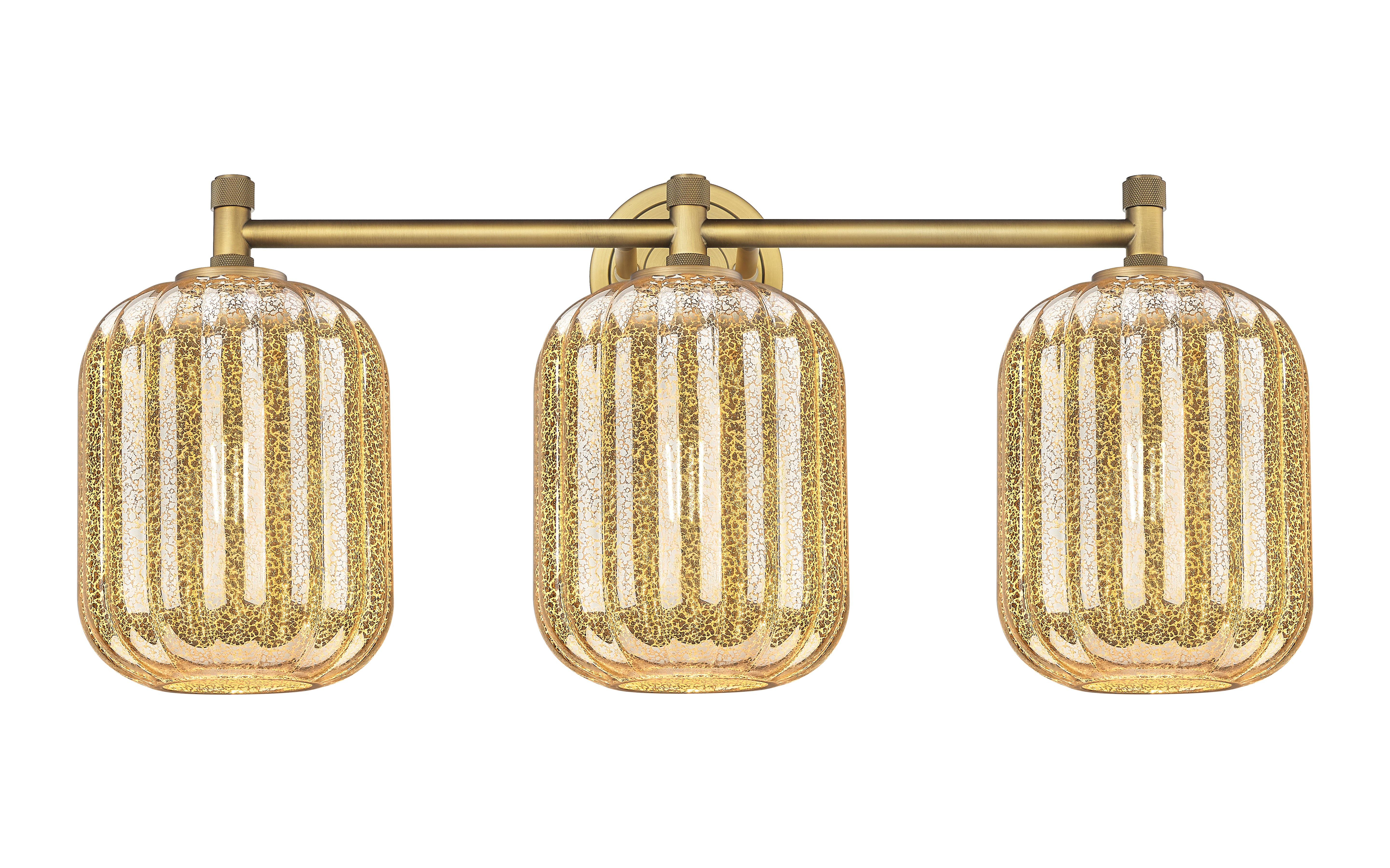 Downtown Urban Bath Vanity Light Steel Brass