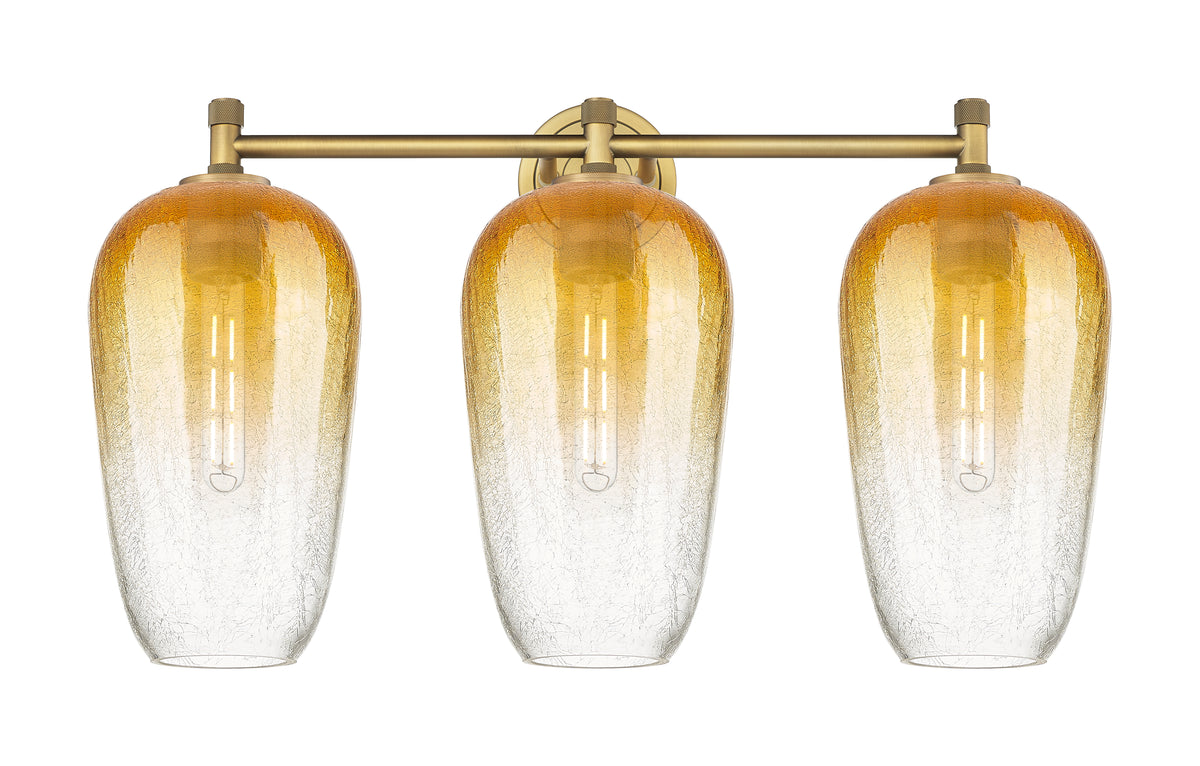 Brookhaven Flute 25-Inch 3-Light Bath Vanity Light 15.5-Inch High