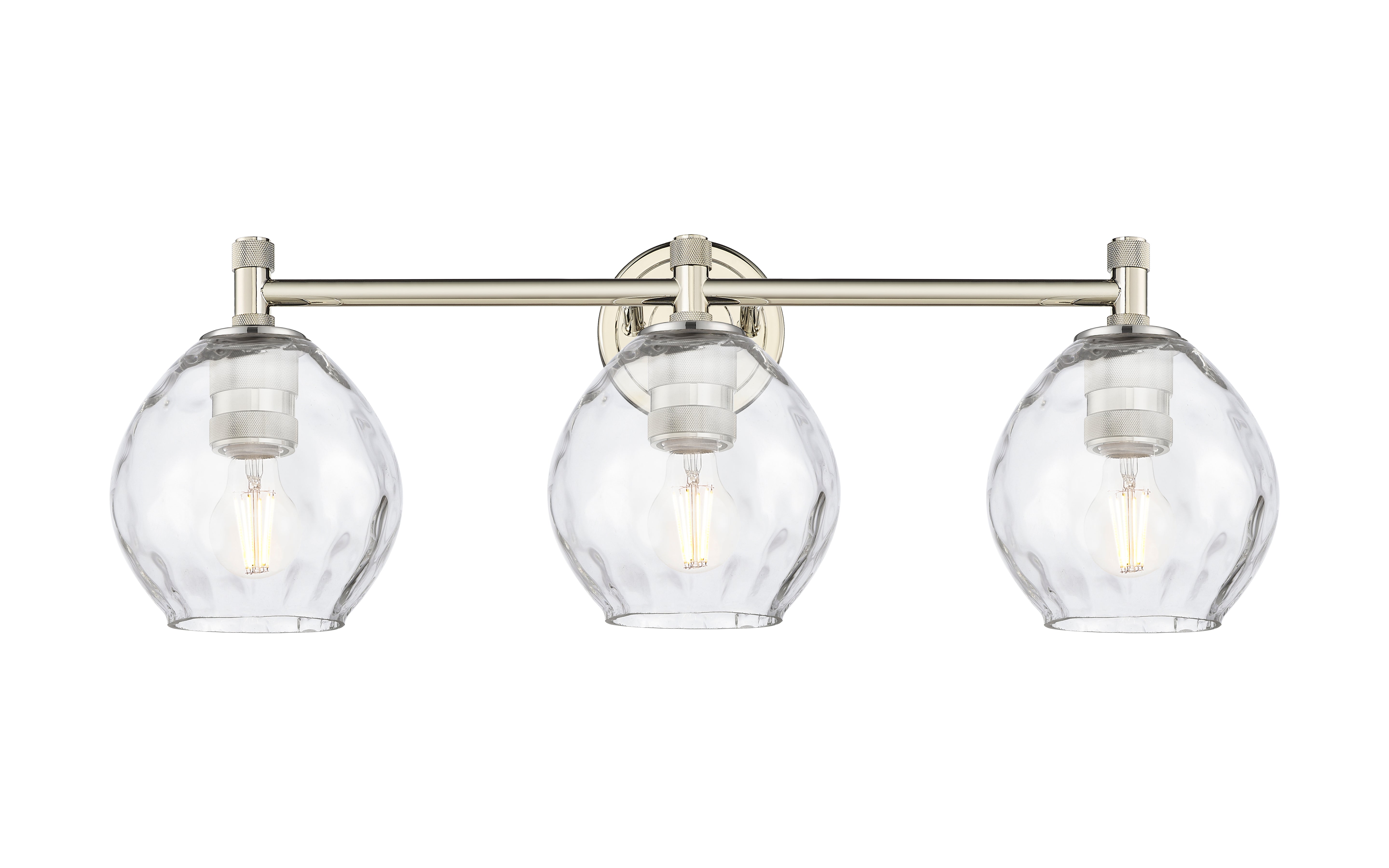 Downtown Urban Bath Vanity Light Brass Glass