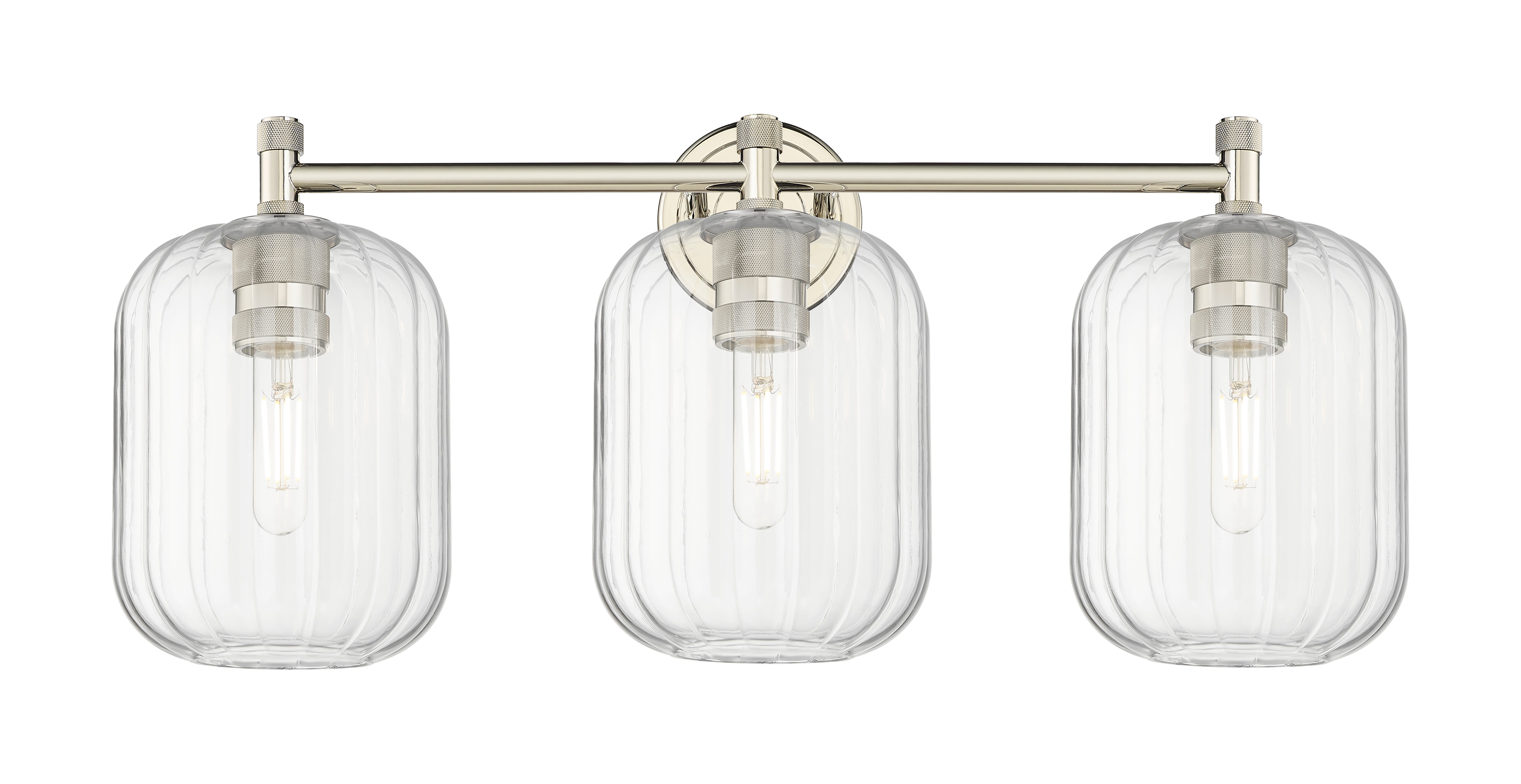Downtown Urban Bath Vanity Light Steel Brass