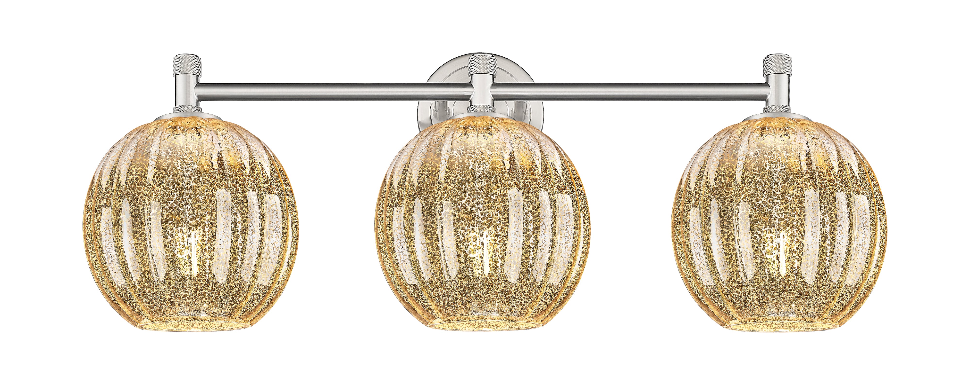 Downtown Urban Bath Vanity Light Glass Brass
