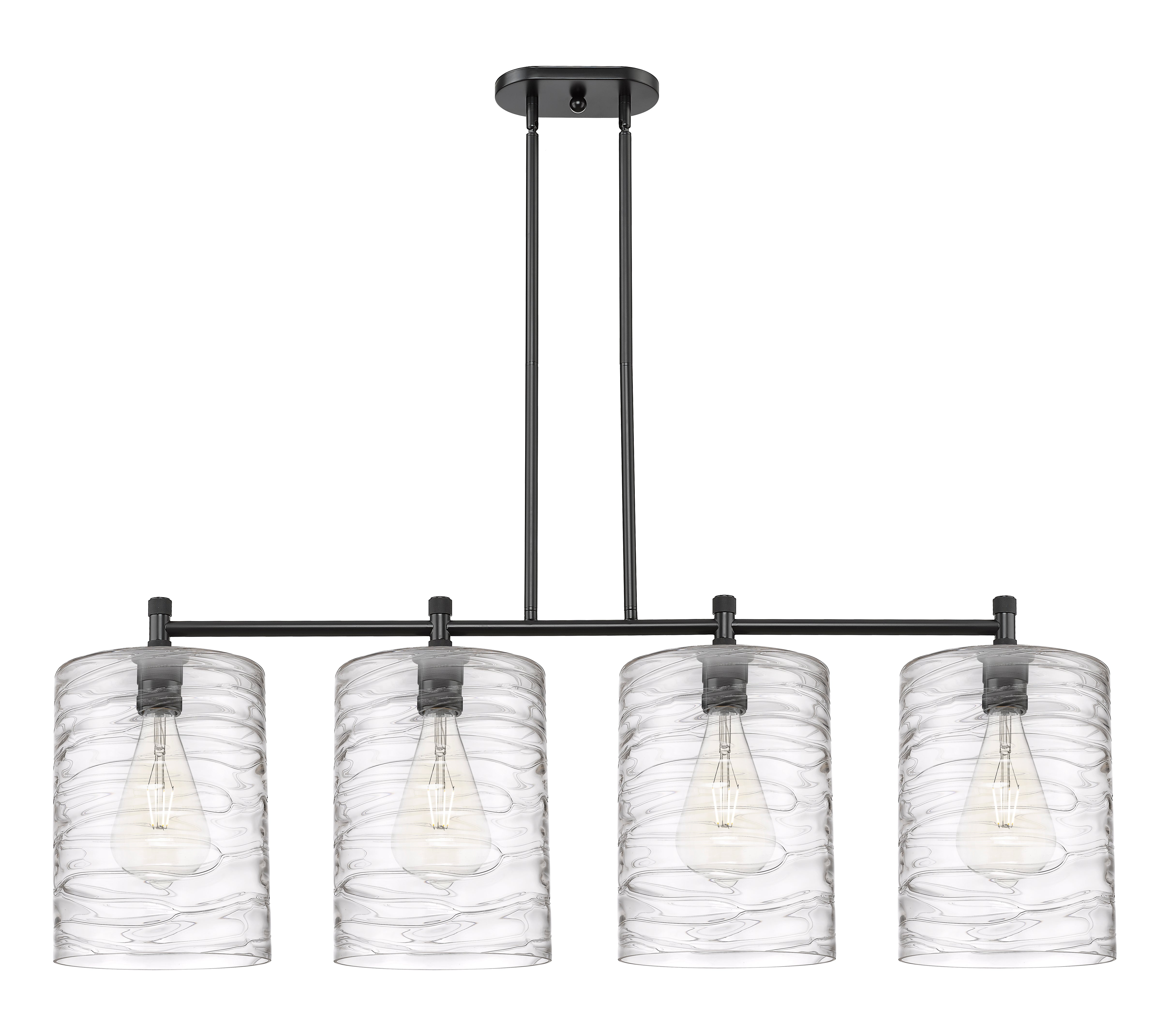 Downtown Urban Island Light Cast Brass