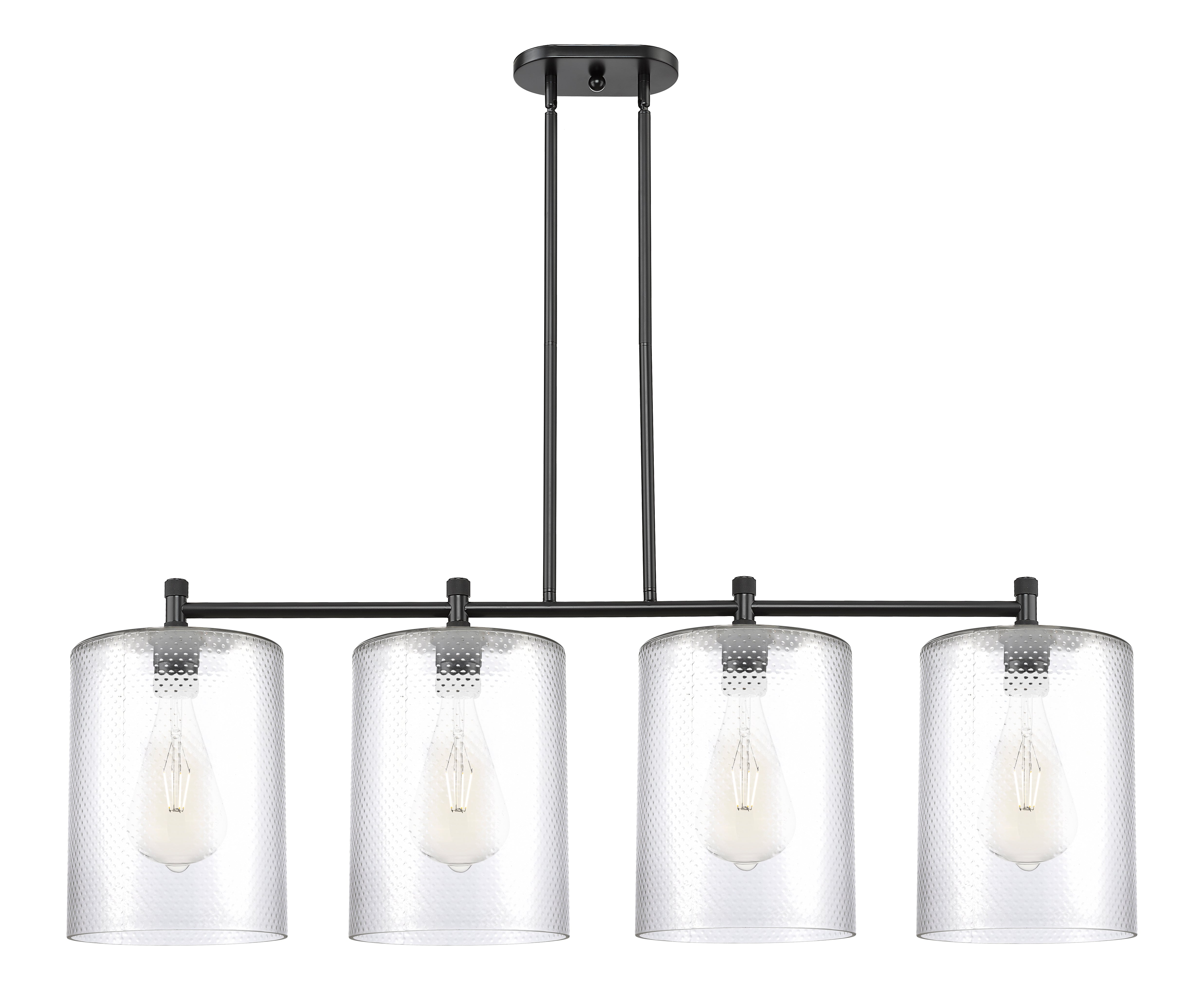 Downtown Urban Island Light Cast Brass Steel