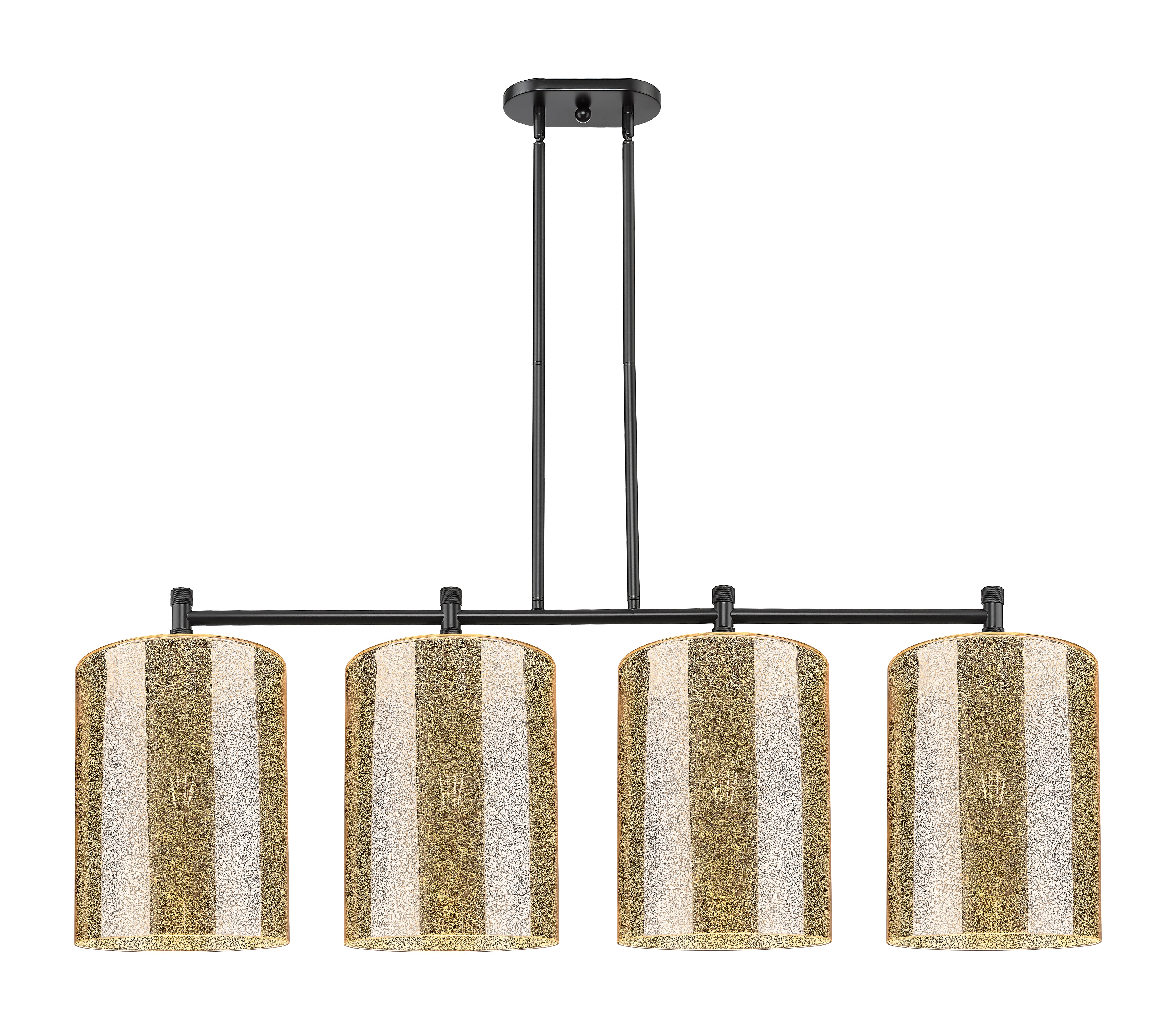 Downtown Urban Island Light Cast Brass Steel