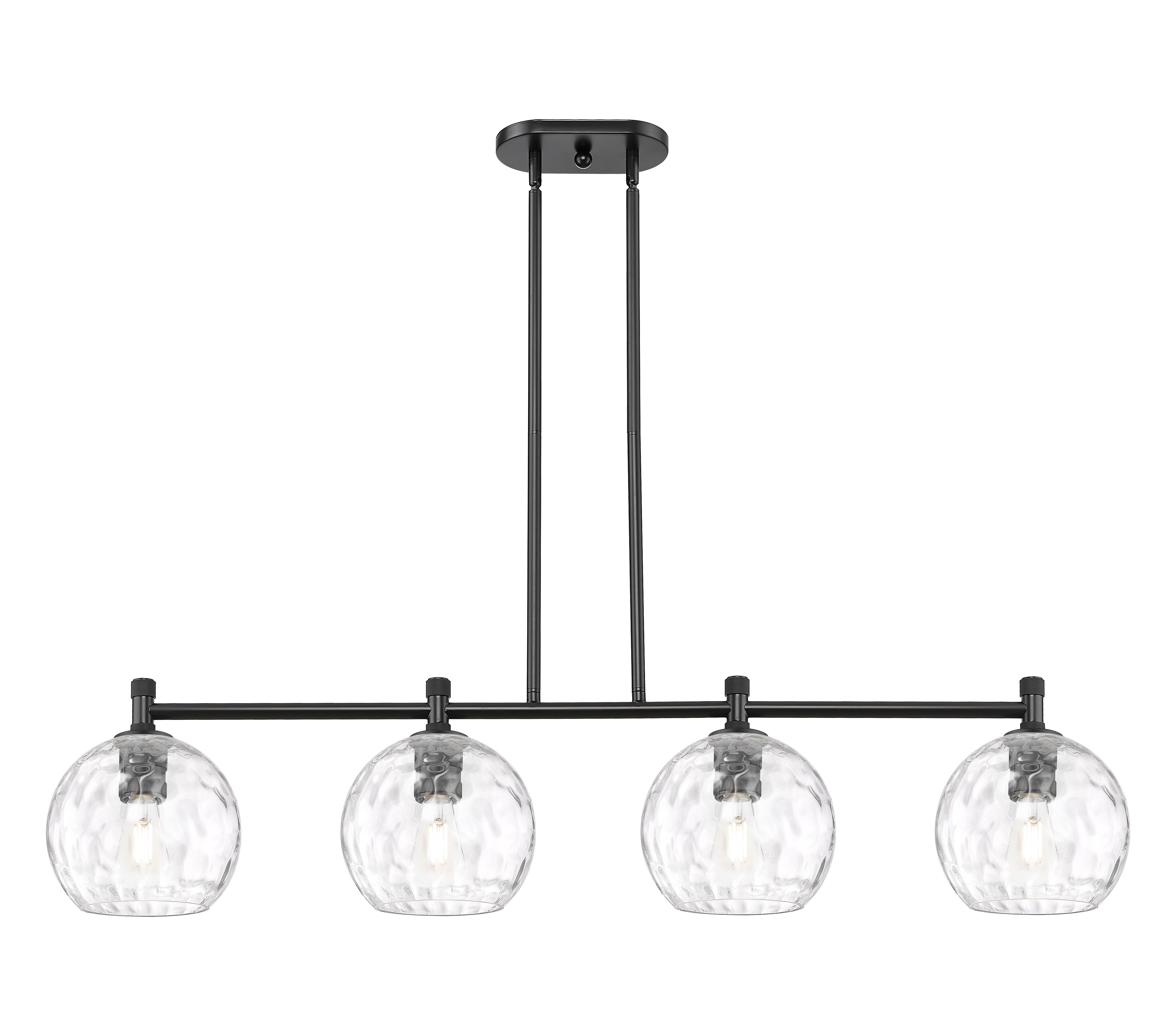 Downtown Urban Island Light Cast Brass