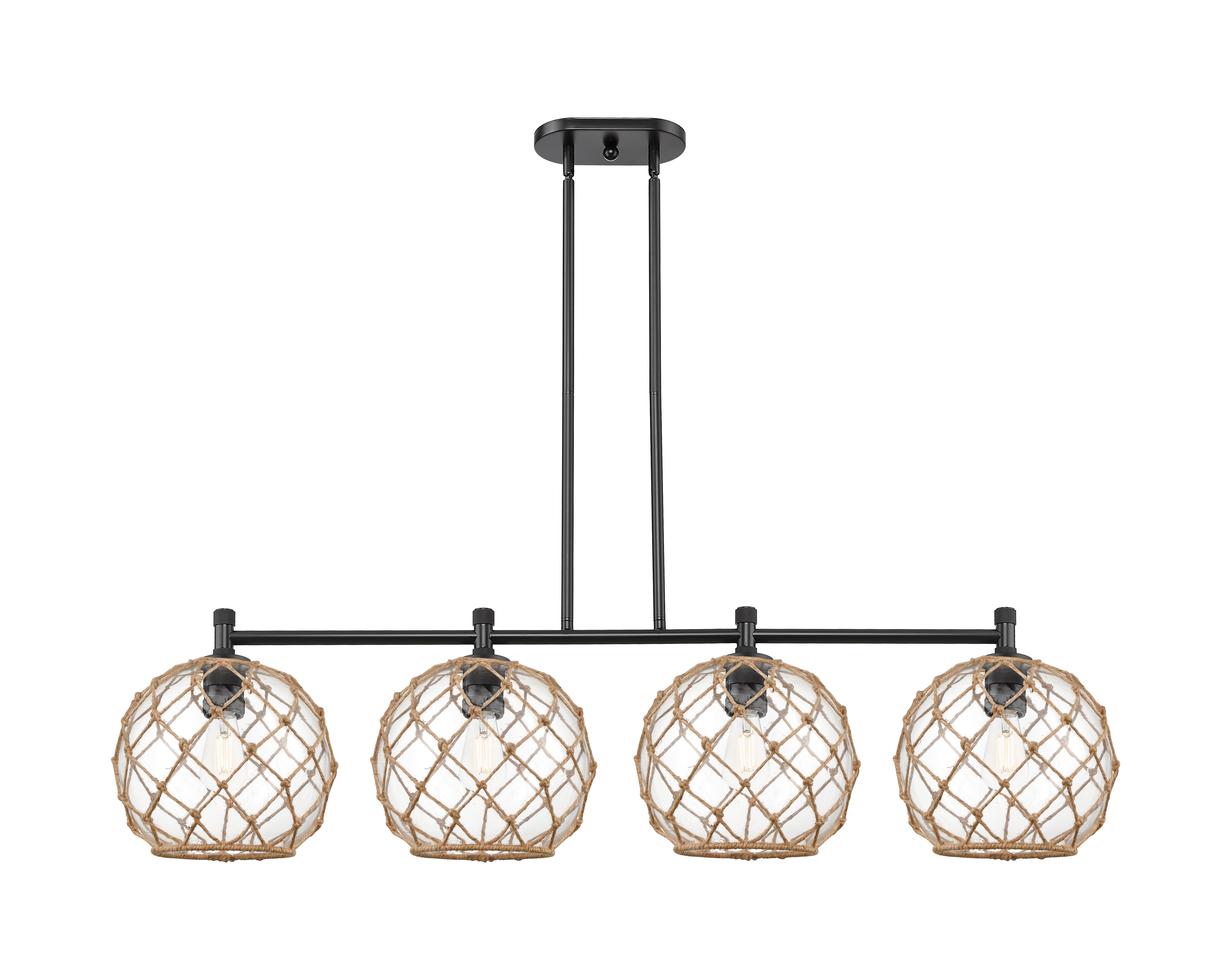 Downtown Urban Island Light Cast Brass
