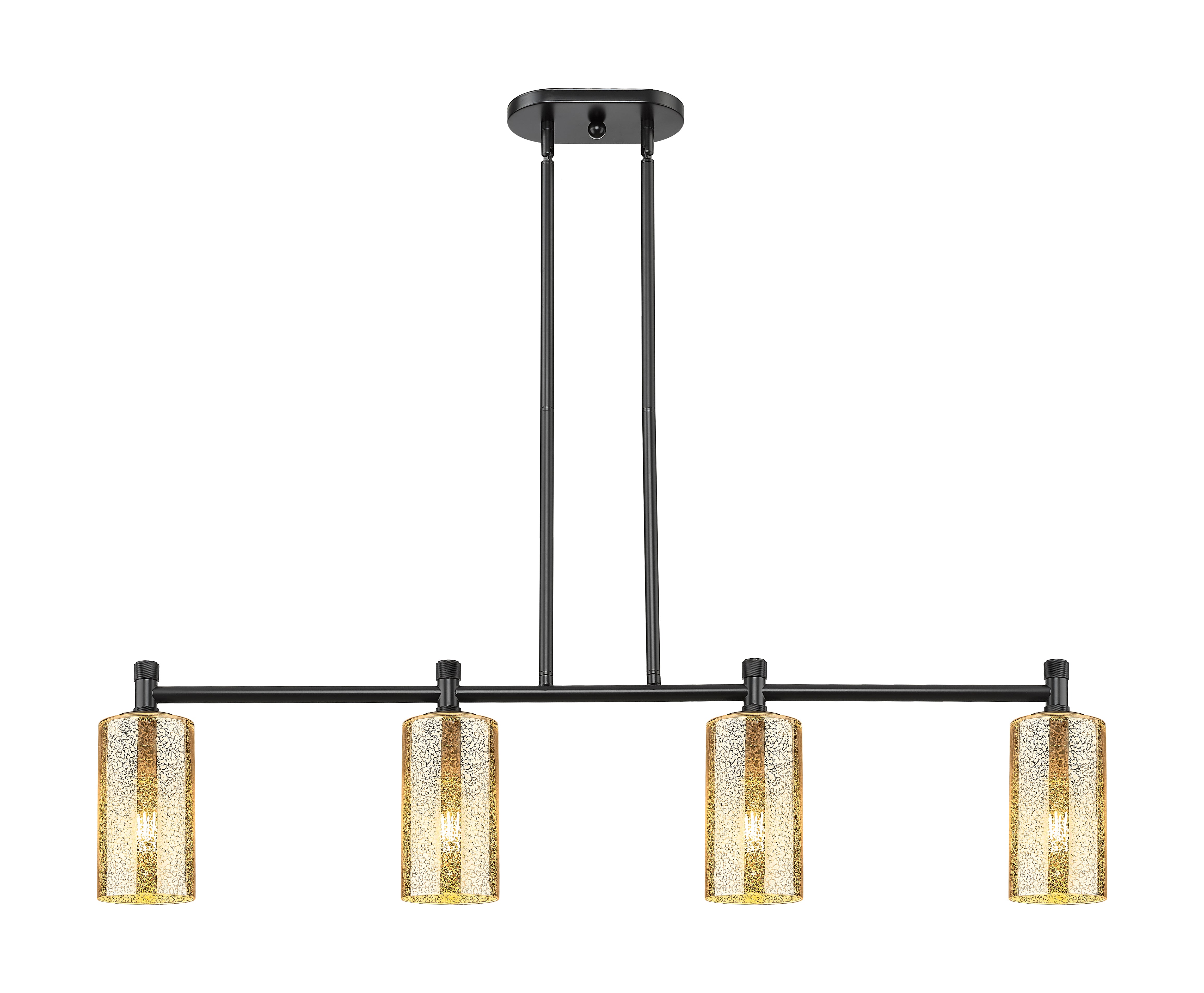 Downtown Urban Island Light Cast Brass