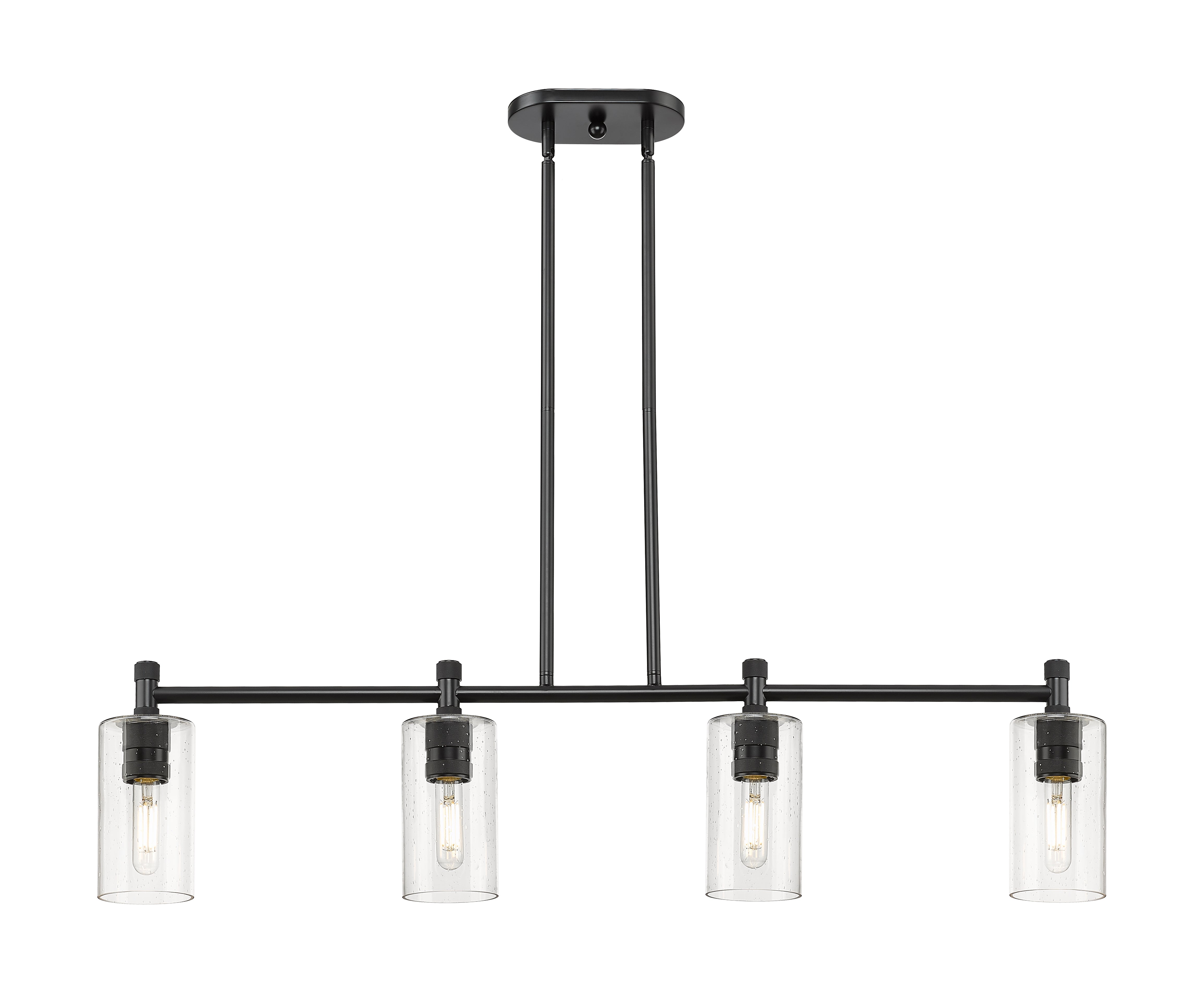 Downtown Urban Island Light Cast Brass