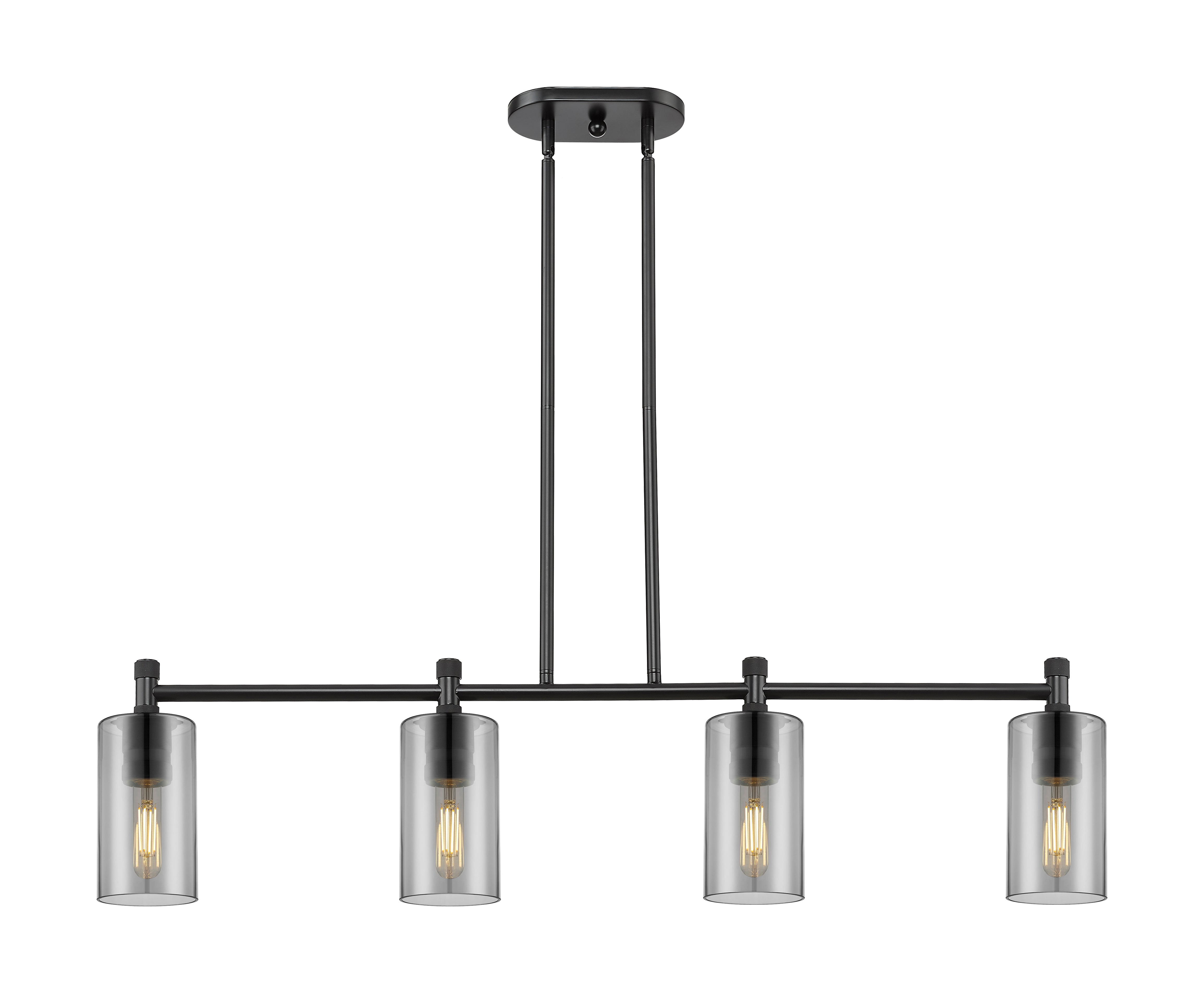 Downtown Urban Island Light Cast Brass