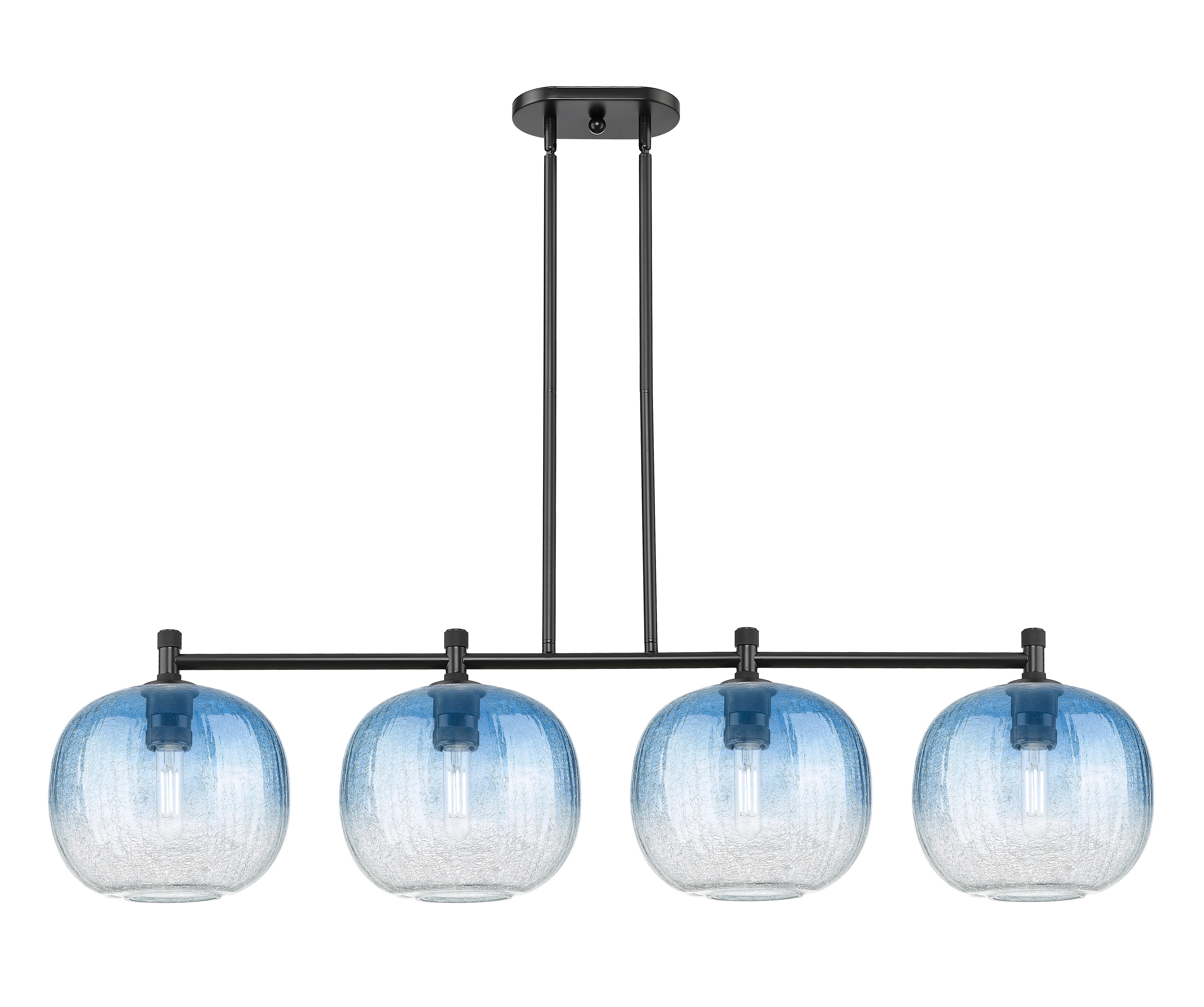Downtown Urban Island Light Cast Brass