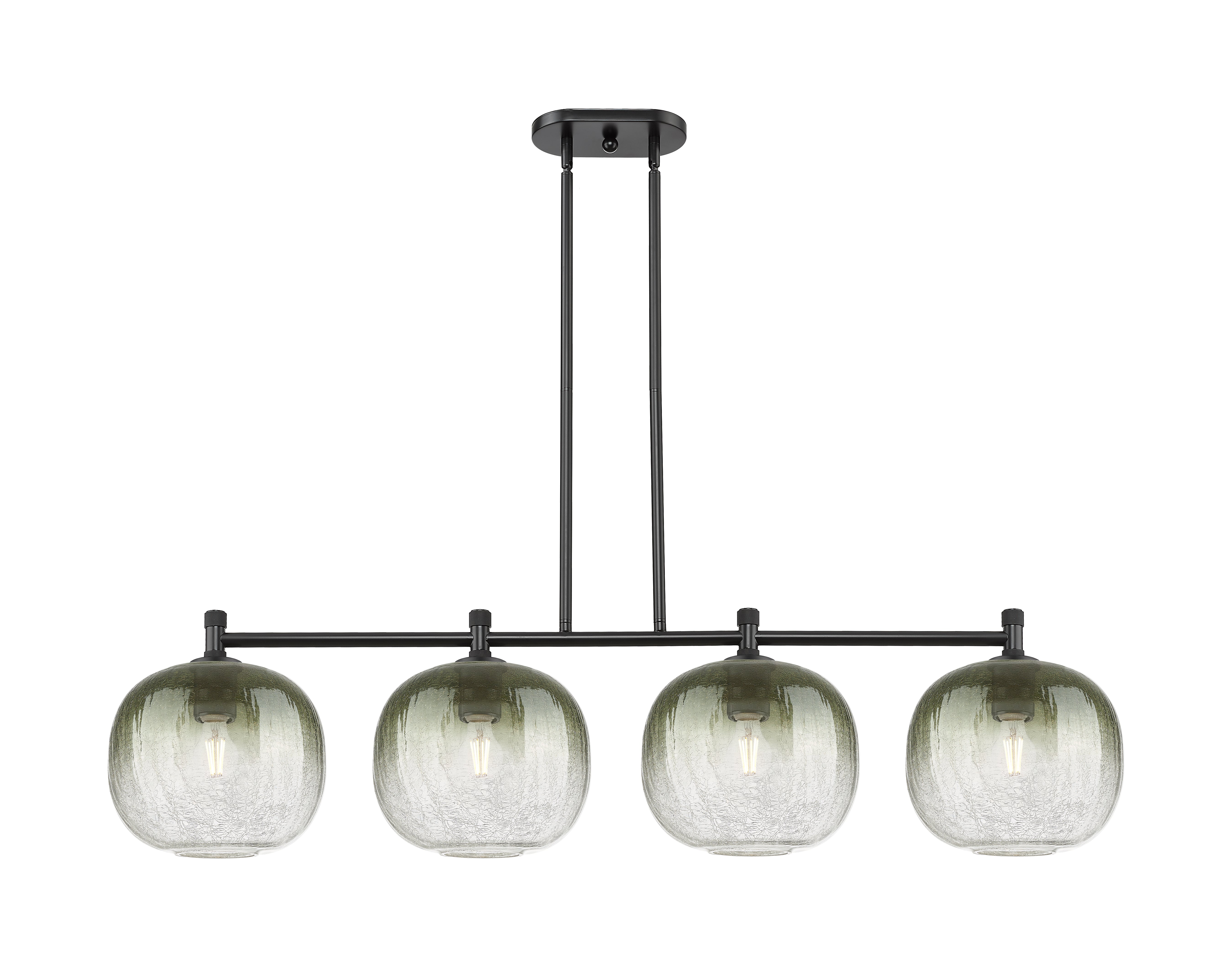 Downtown Urban Island Light Cast Brass