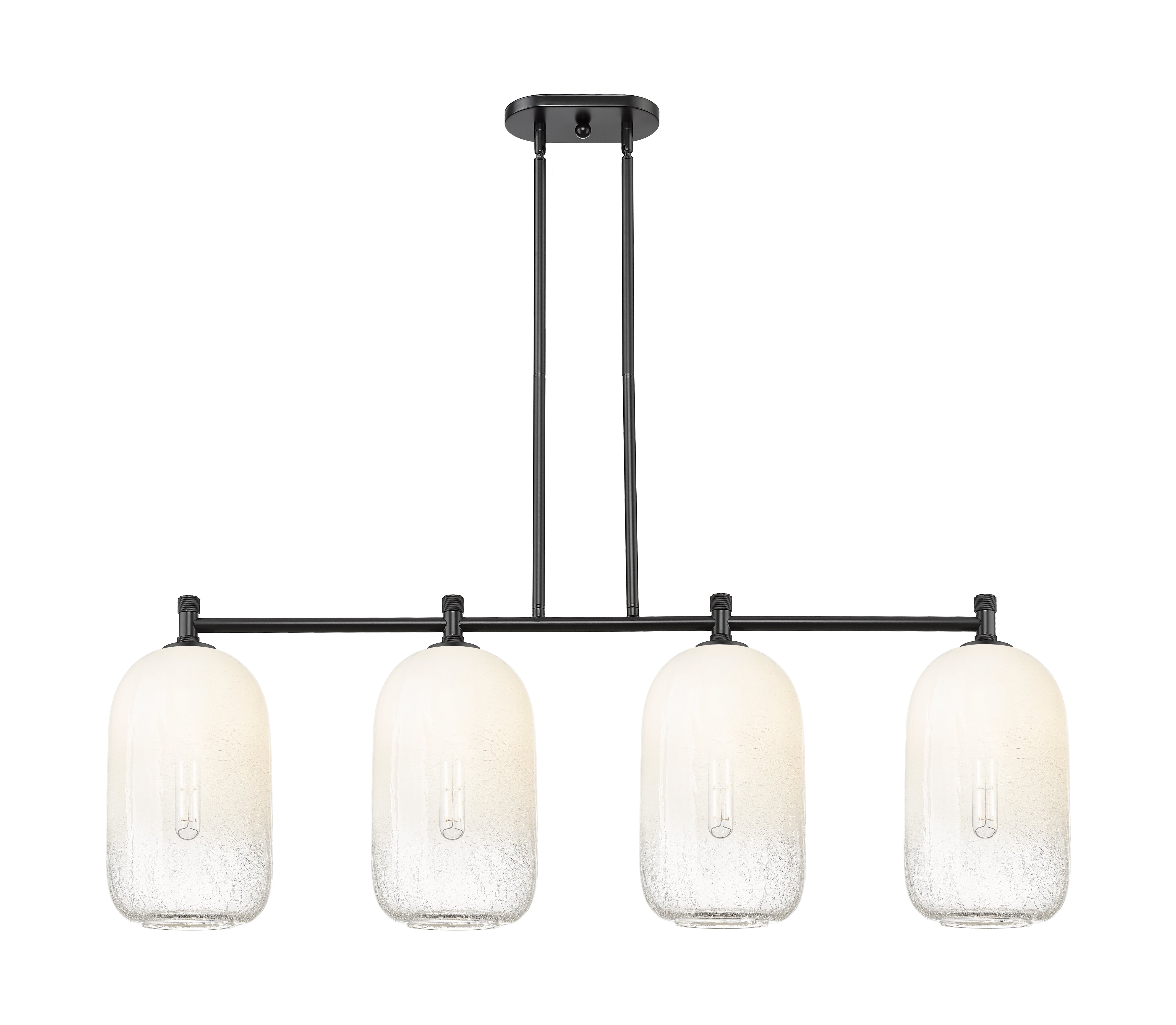 Downtown Urban Island Light Cast Brass Steel