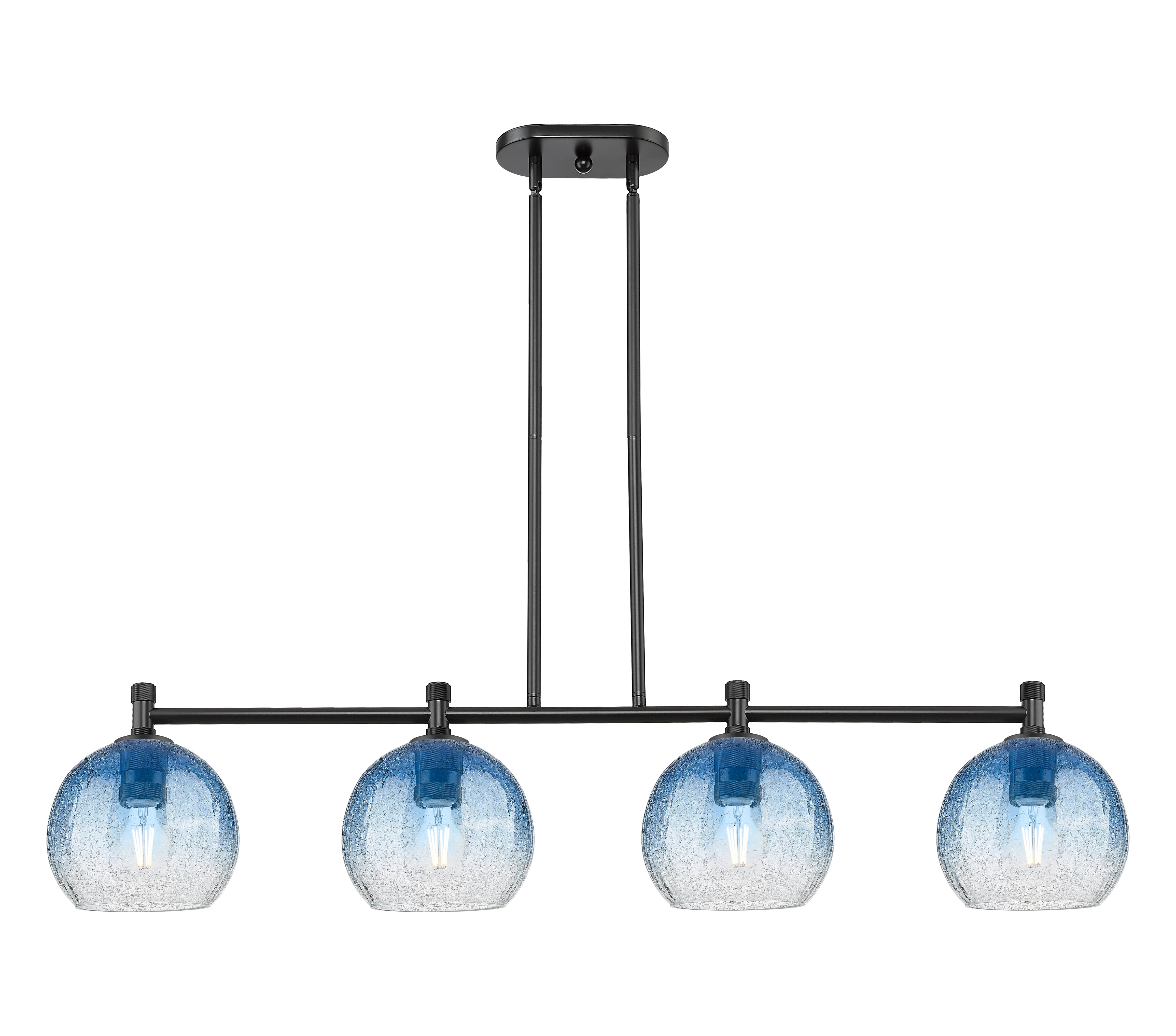 Downtown Urban Island Light Cast Brass