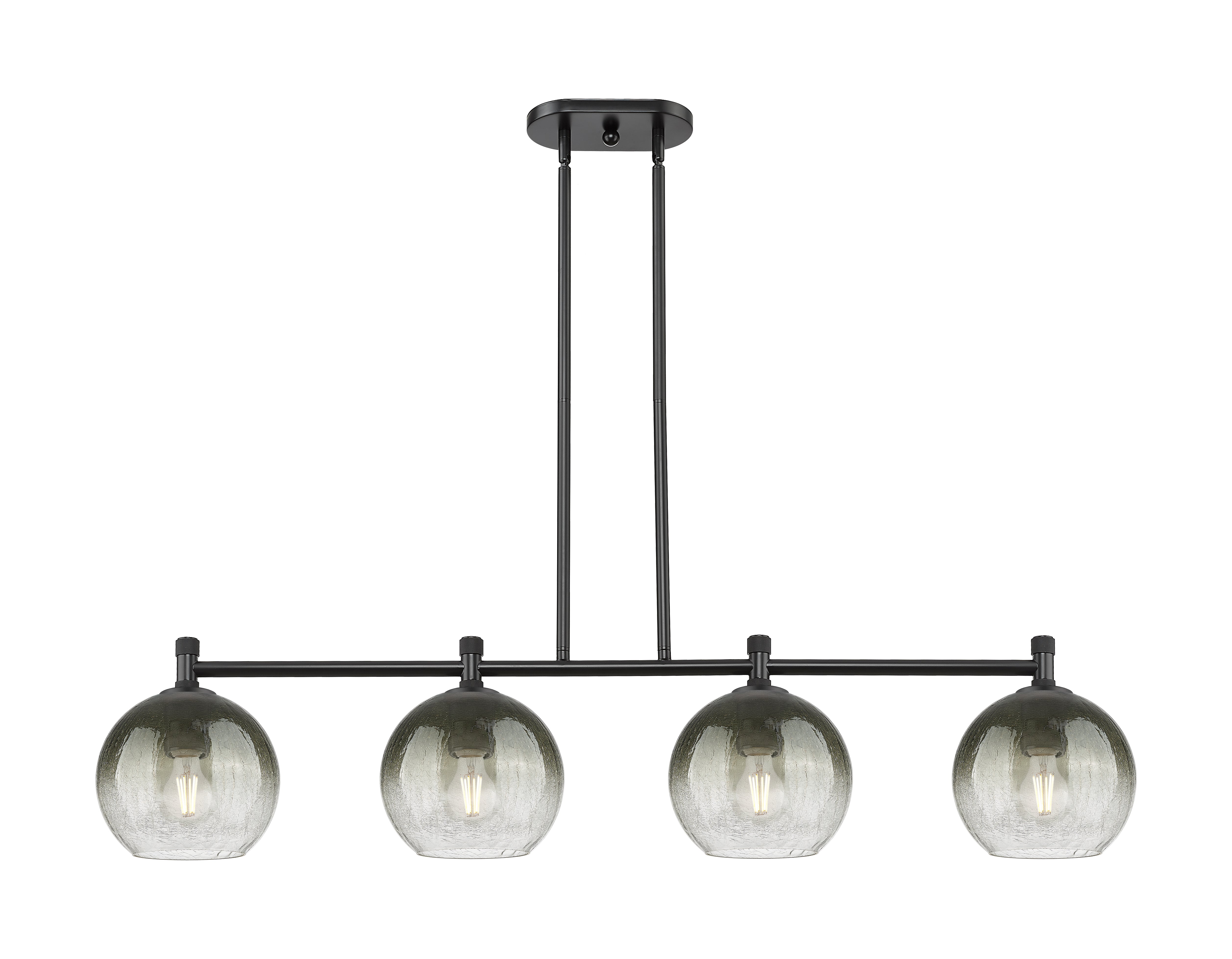 Downtown Urban Island Light Cast Brass