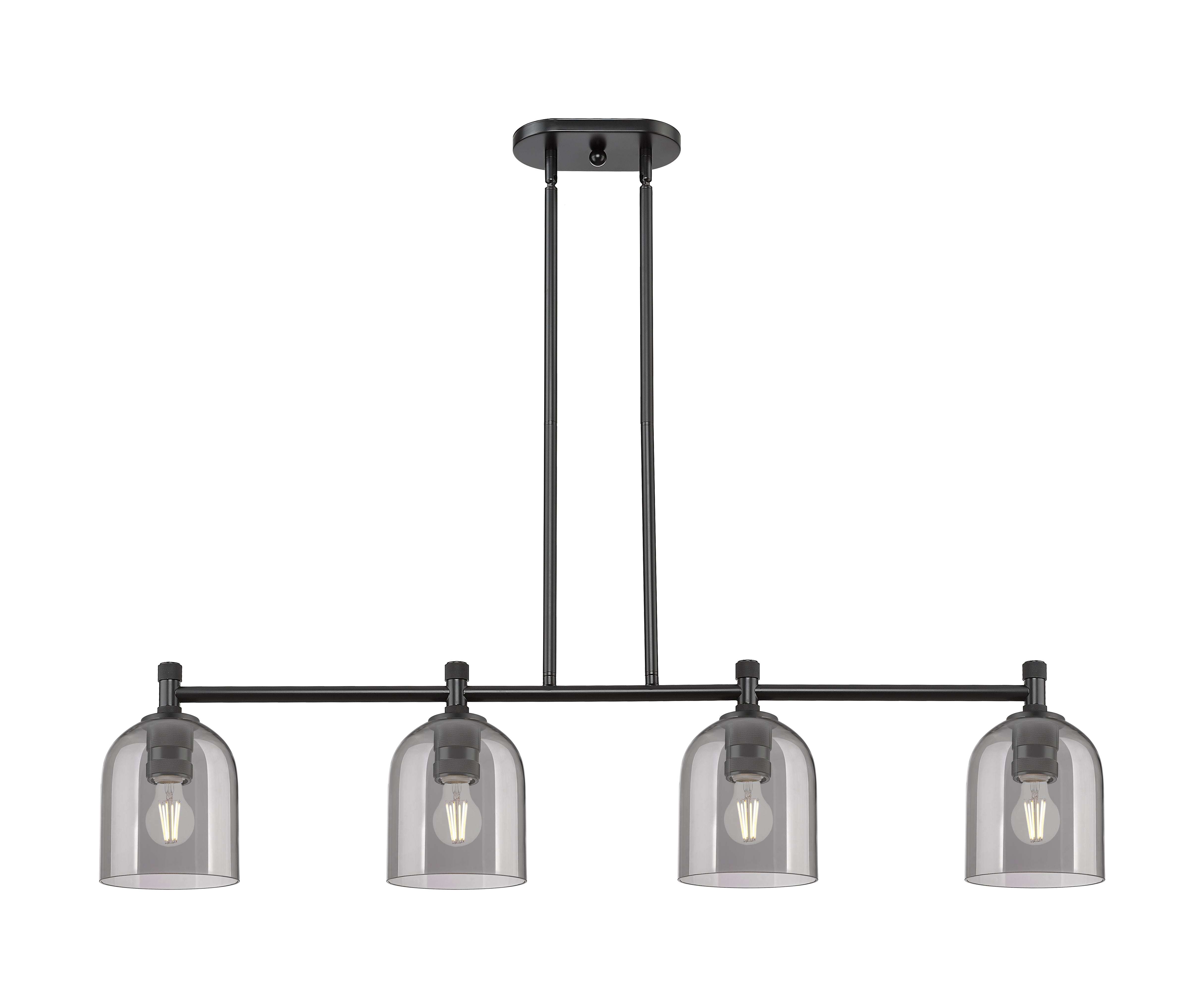 Downtown Urban Island Light Cast Brass