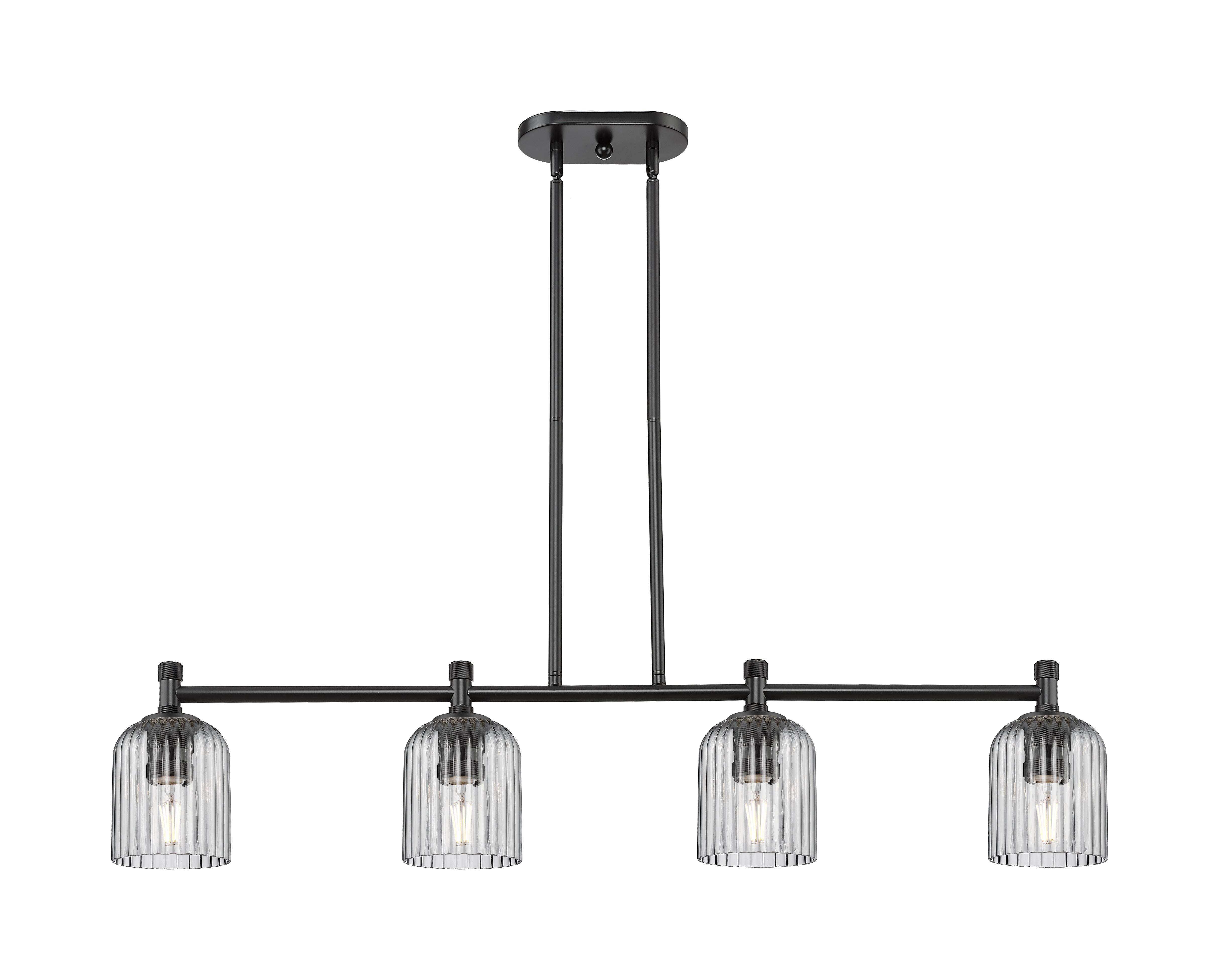Downtown Urban Island Light Cast Brass Steel