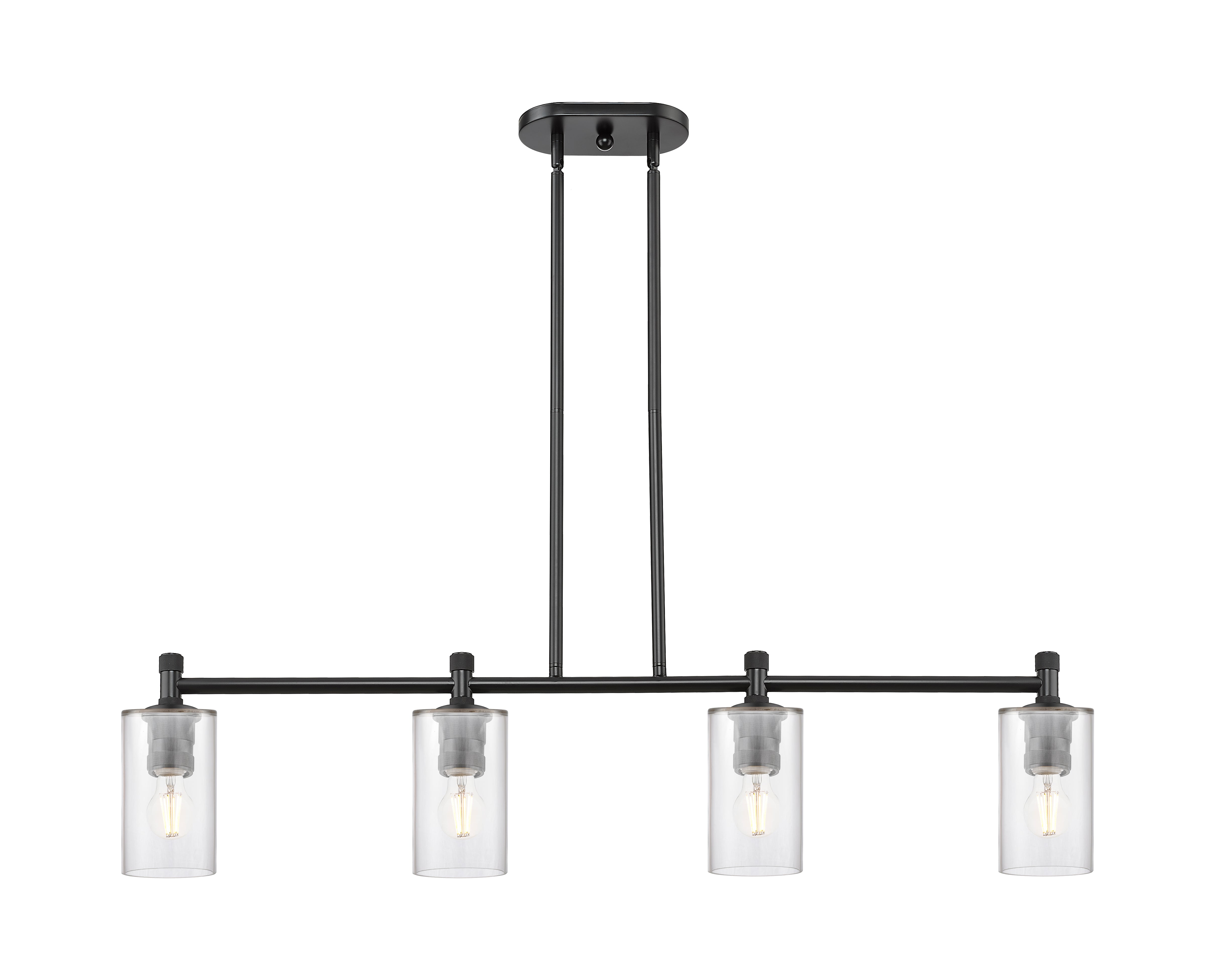 Downtown Urban Island Light Cast Brass