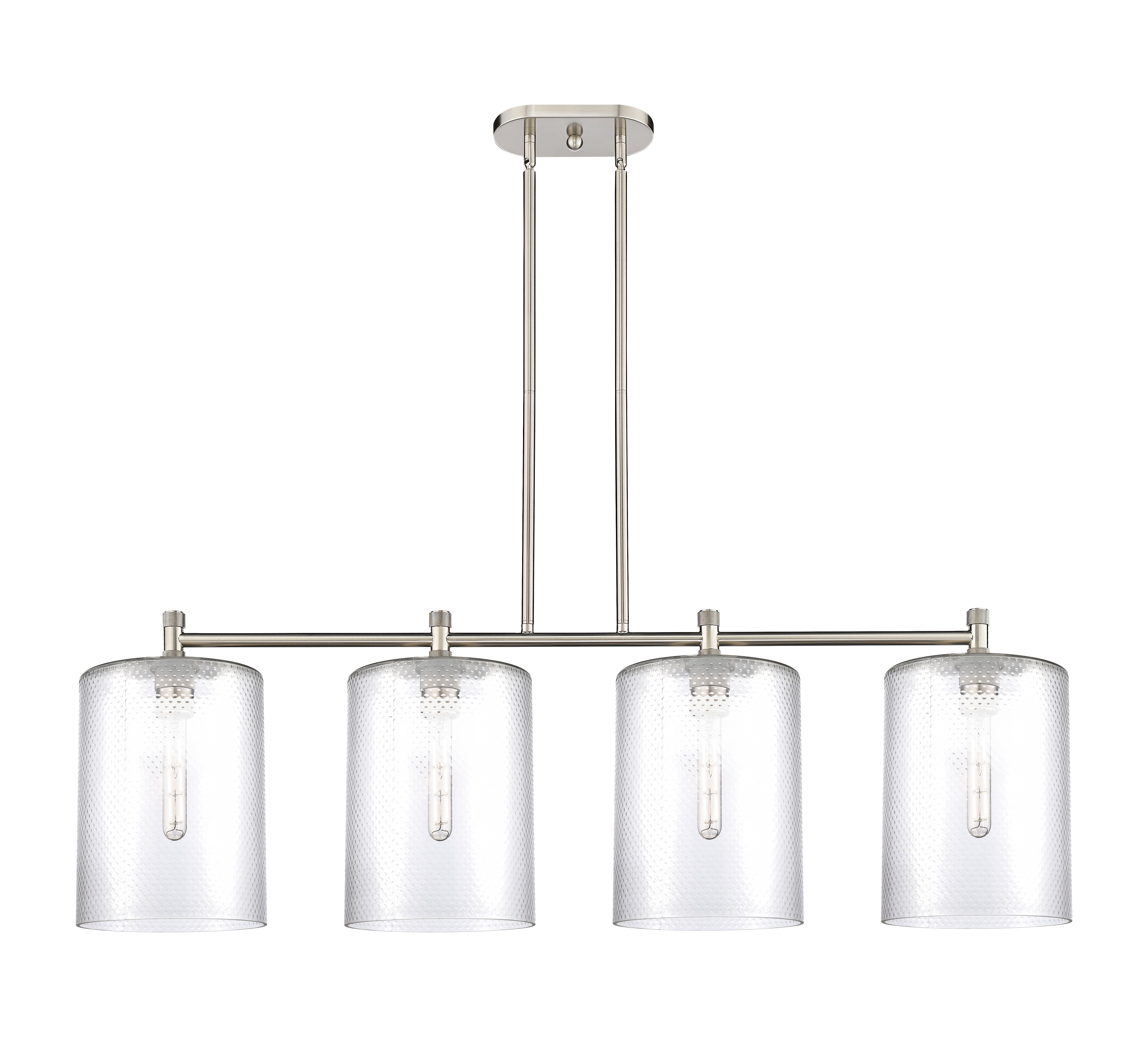 Downtown Urban Island Light Cast Brass Steel