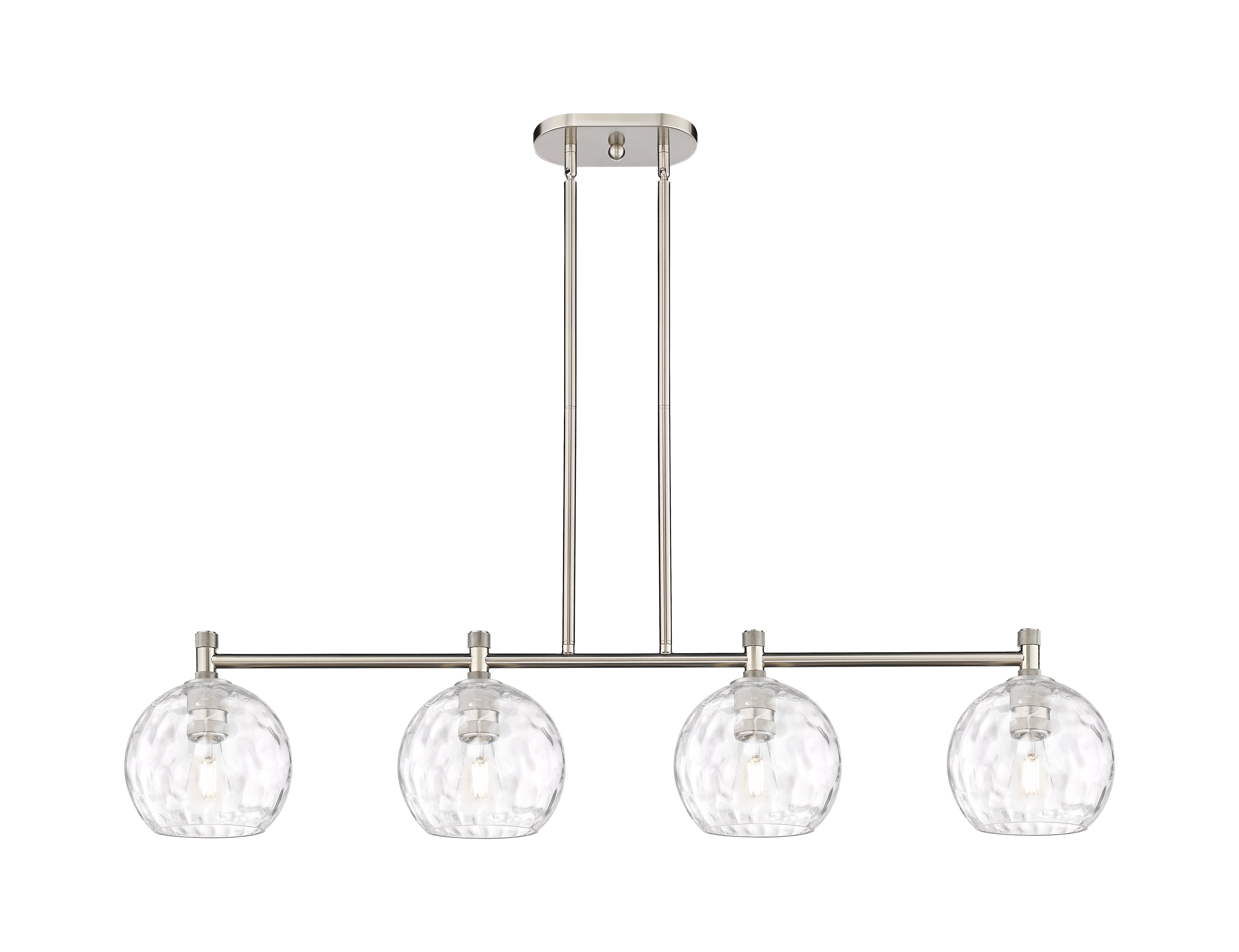 Downtown Urban Island Light Cast Brass