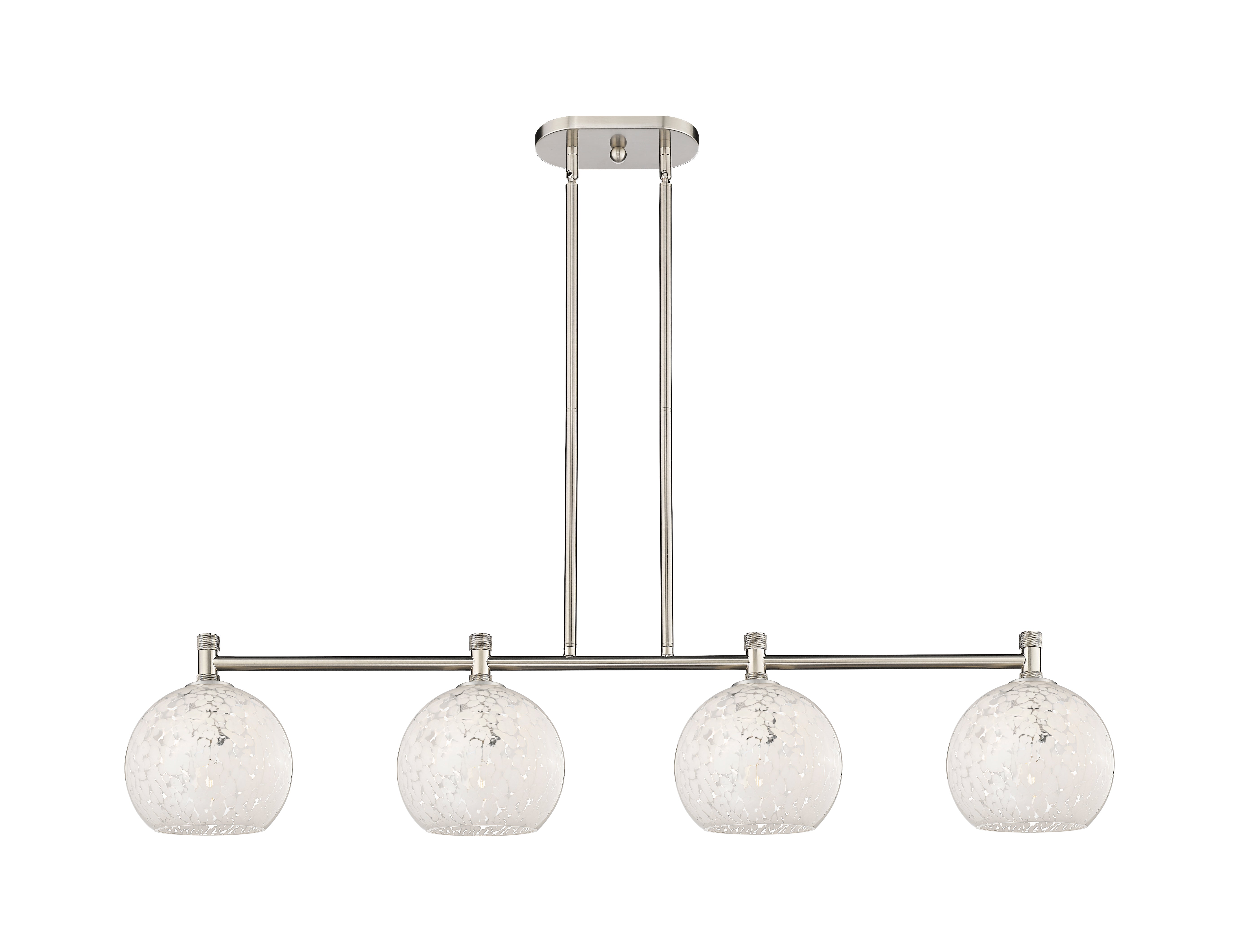 Downtown Urban Island Light Cast Brass Steel