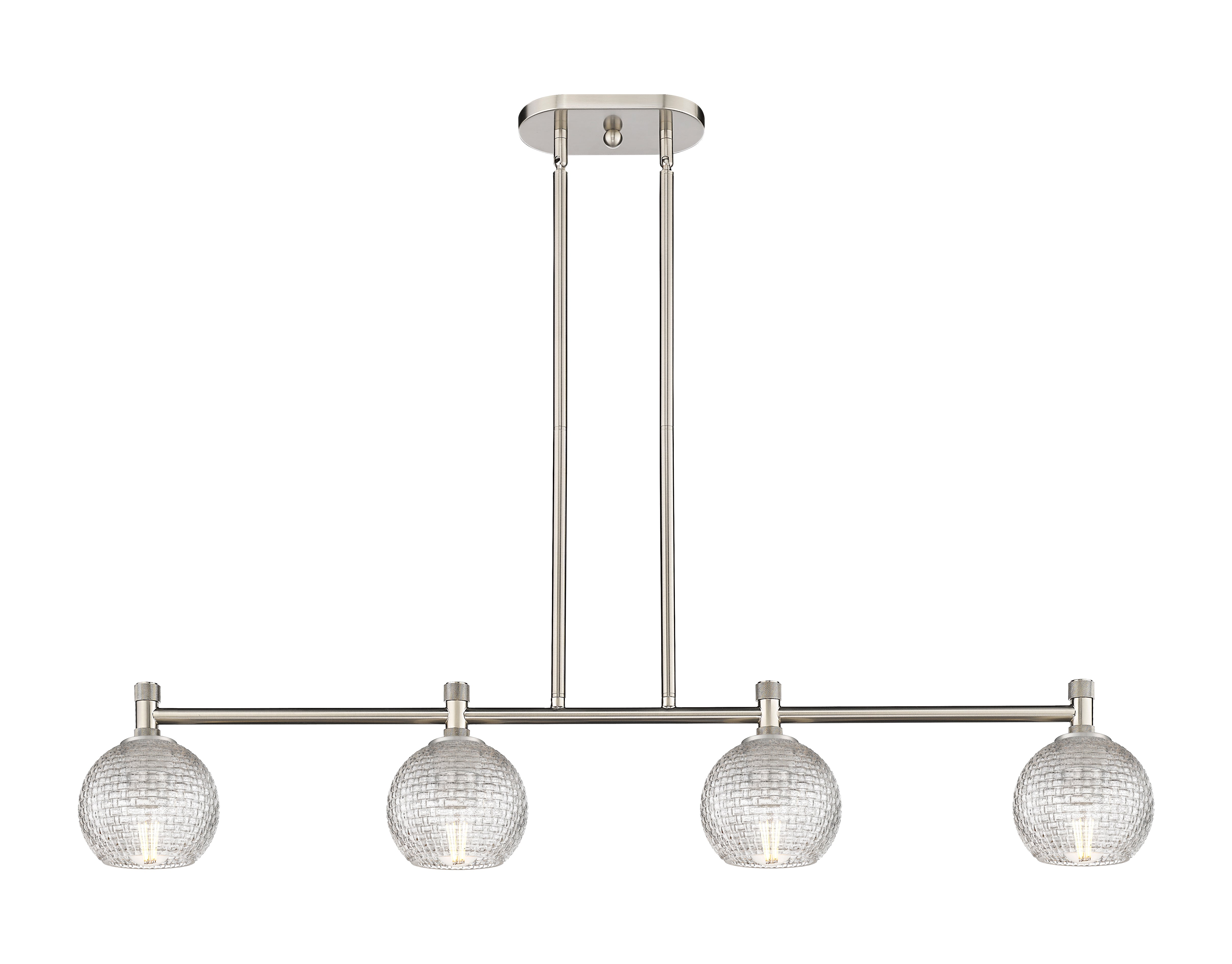 Downtown Urban Island Light Cast Brass