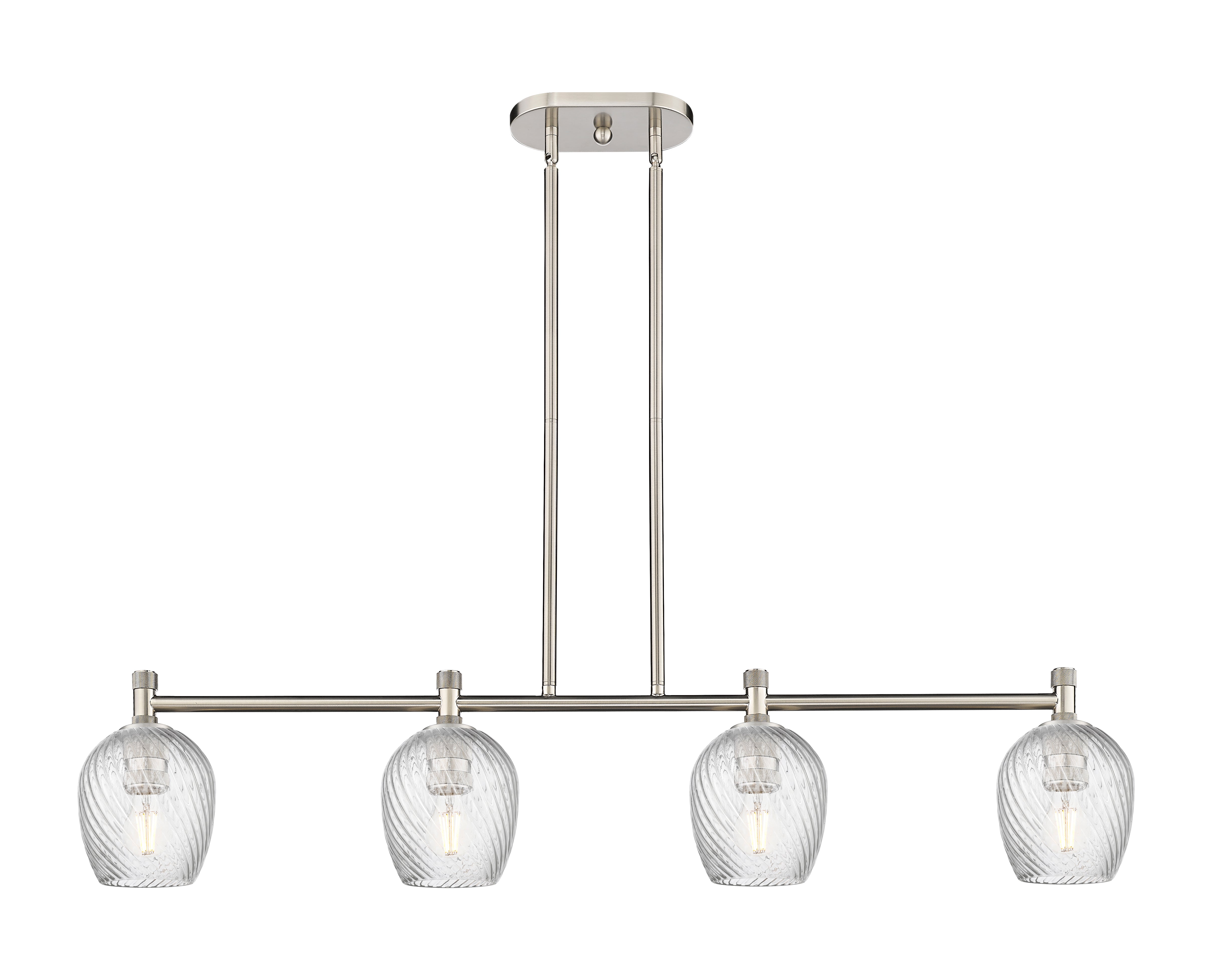 Downtown Urban Island Light Cast Brass