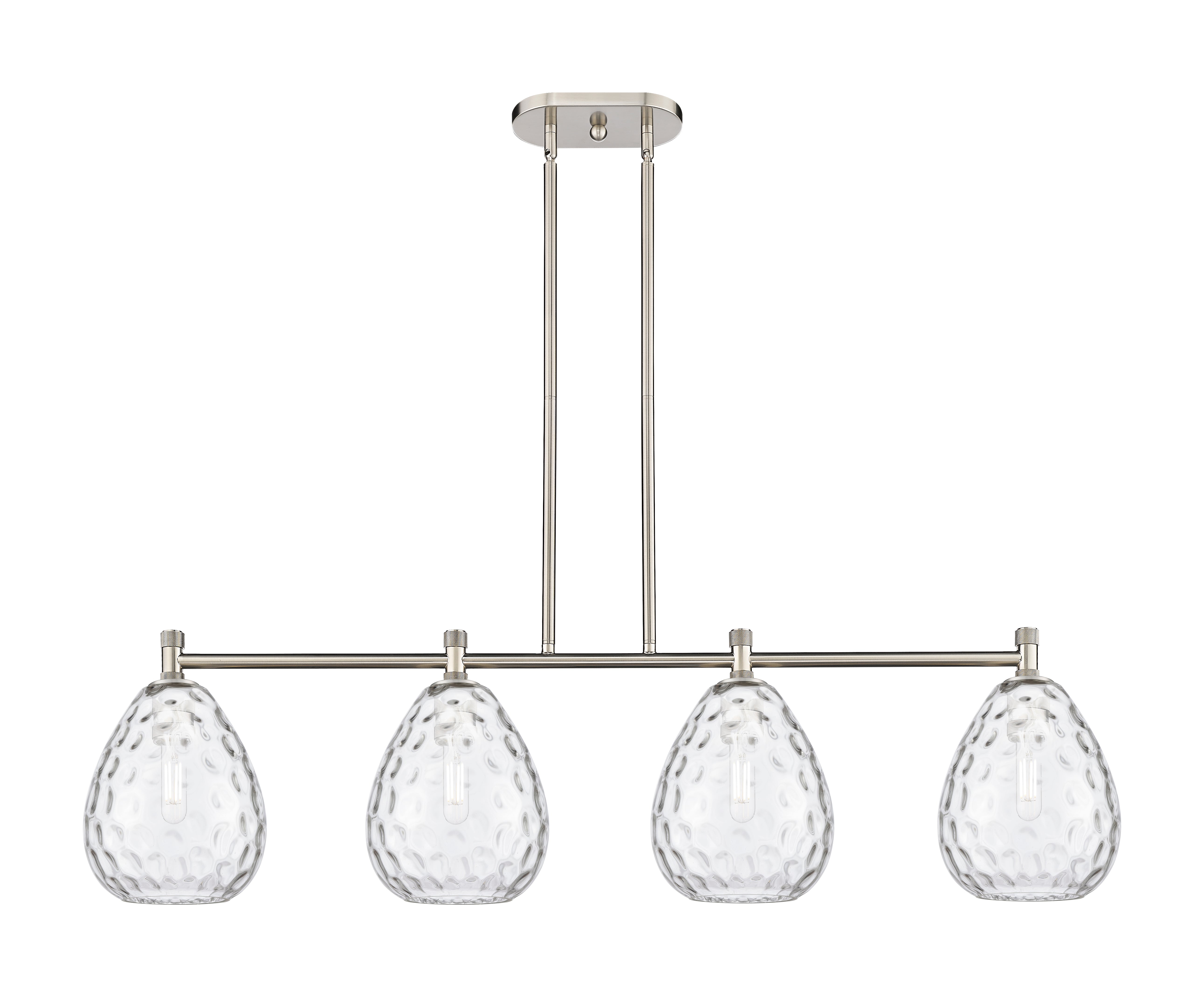 Downtown Urban Island Light Cast Brass