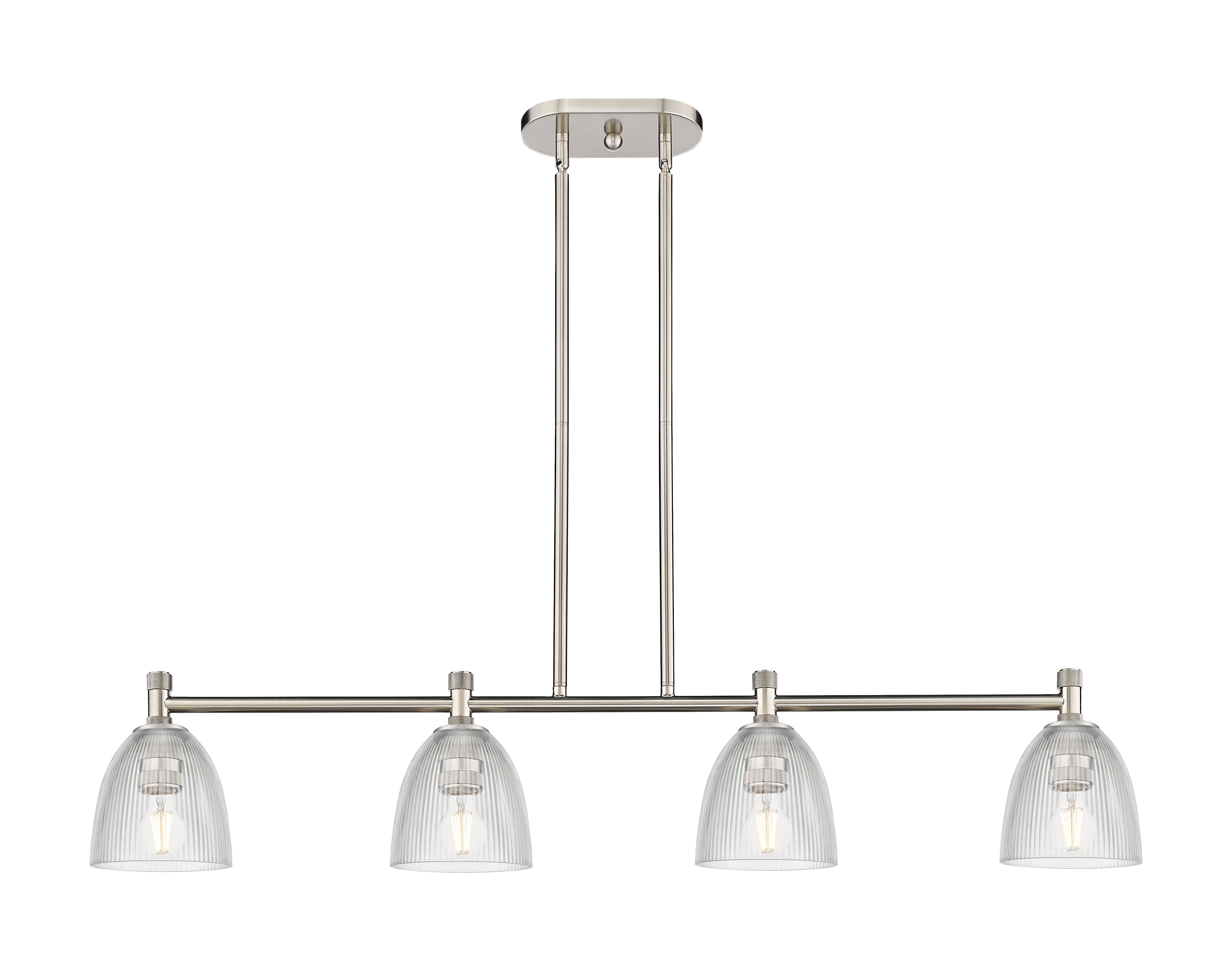Downtown Urban Island Light Cast Brass