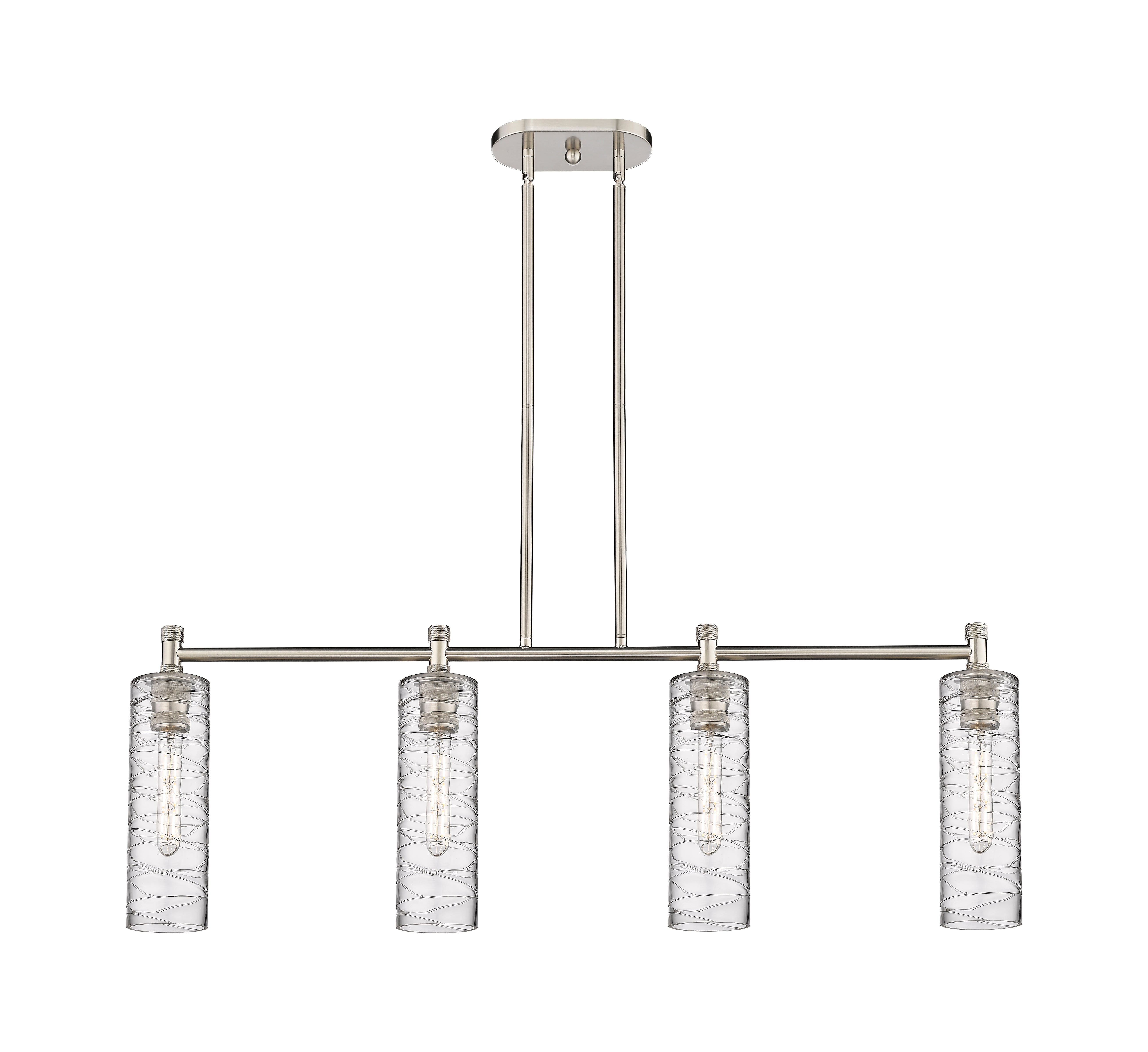 Downtown Urban Island Light Brass Finish