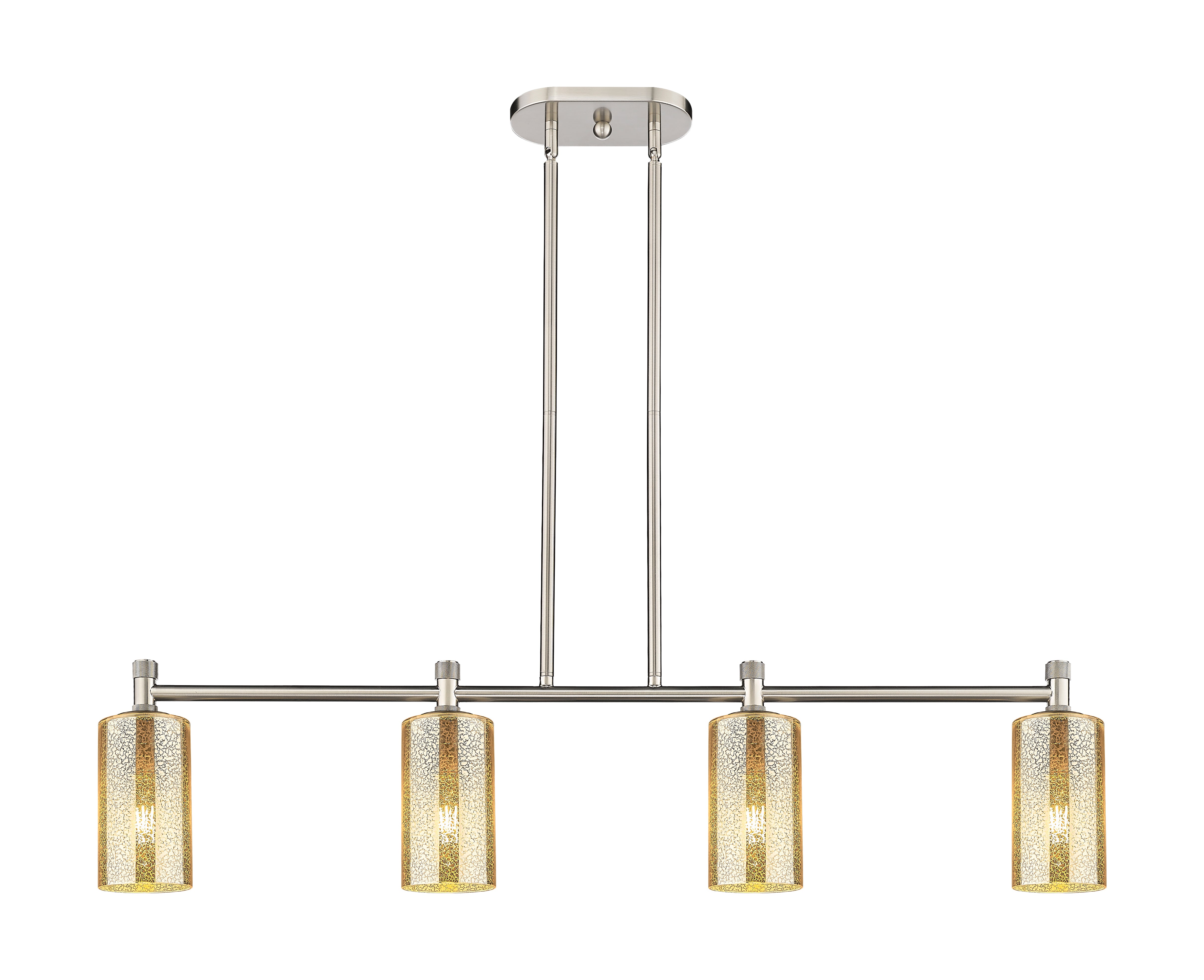 Downtown Urban Island Light Cast Brass