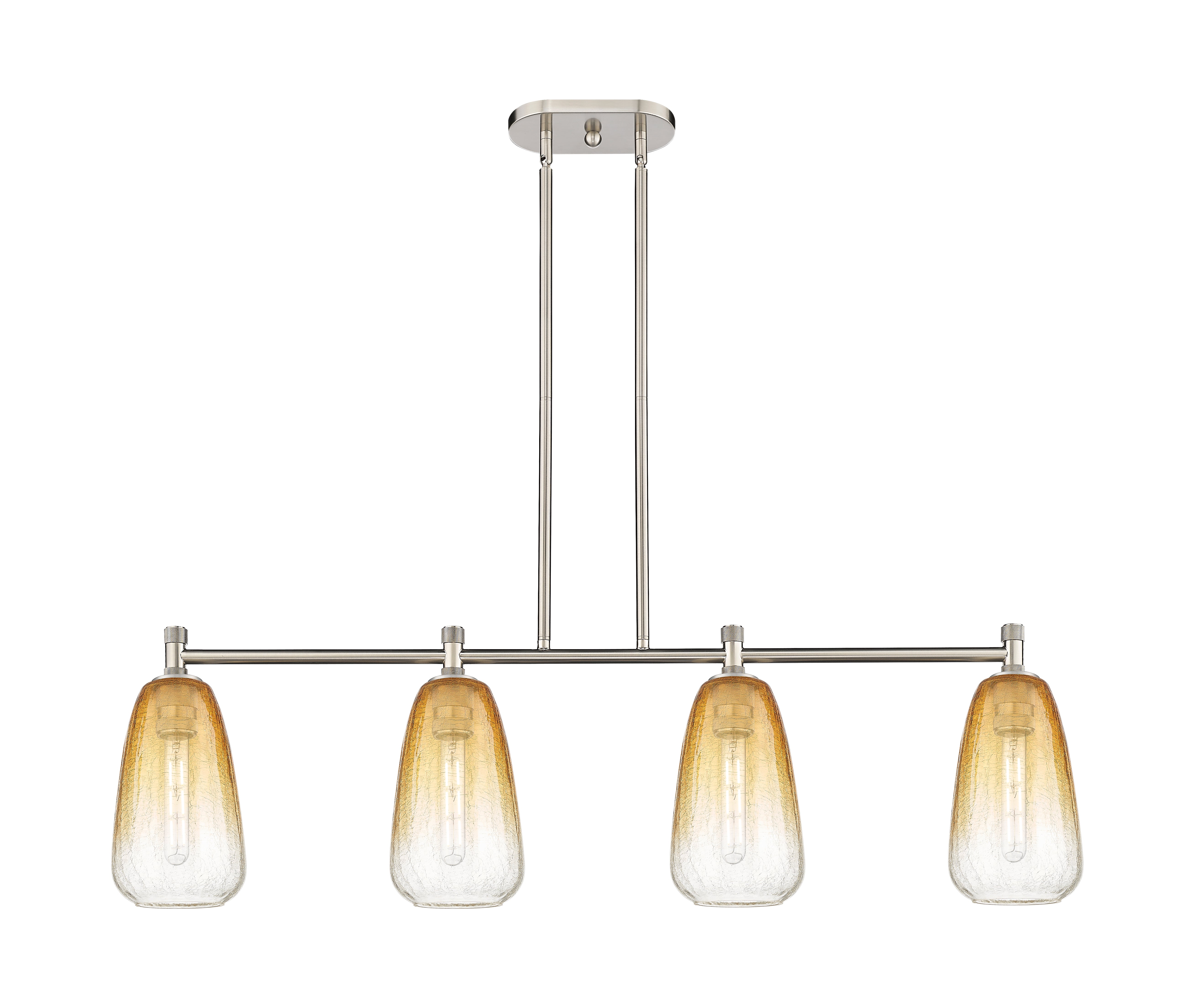 Downtown Urban Island Light Cast Brass