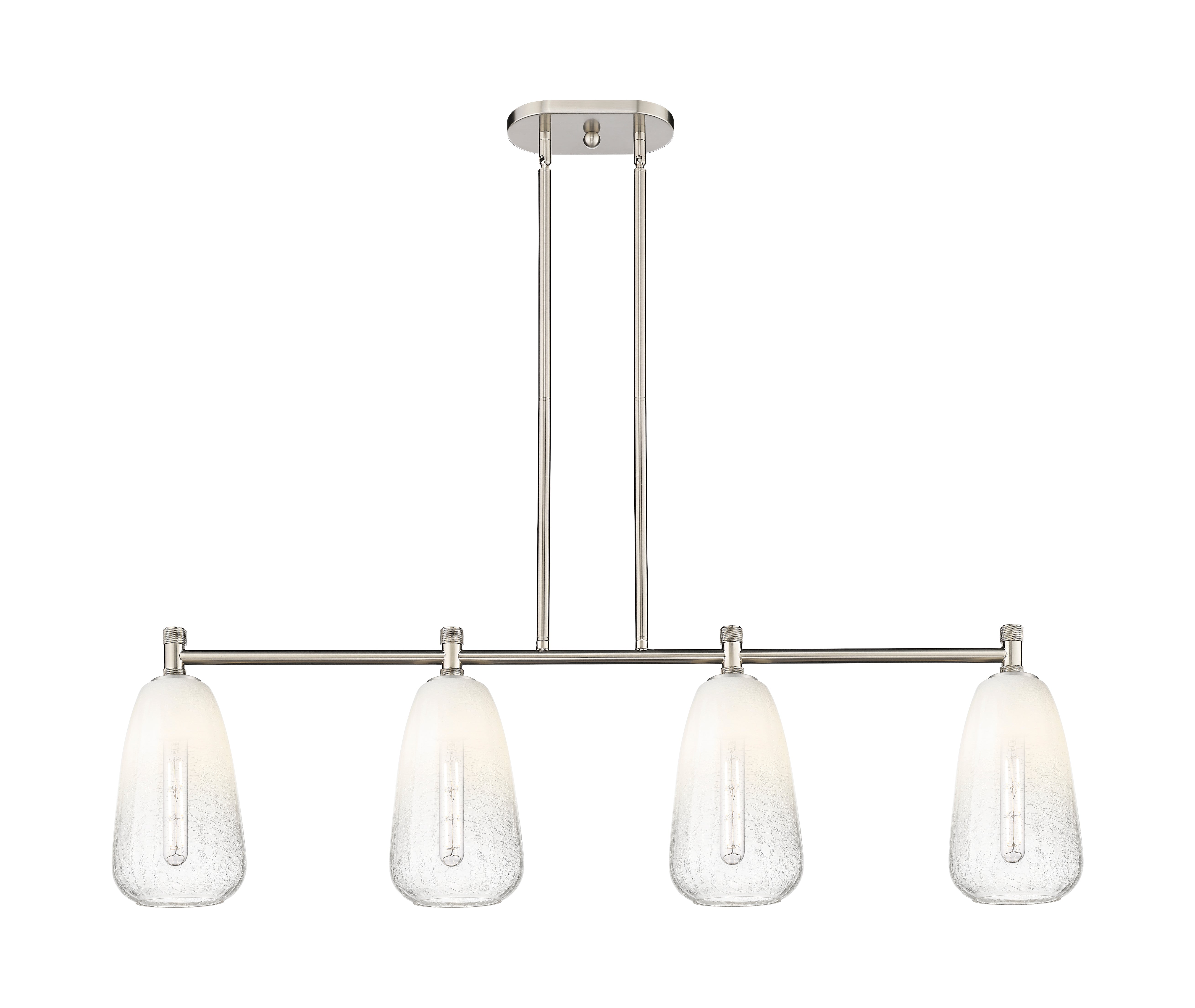 Downtown Urban Island Light Cast Brass