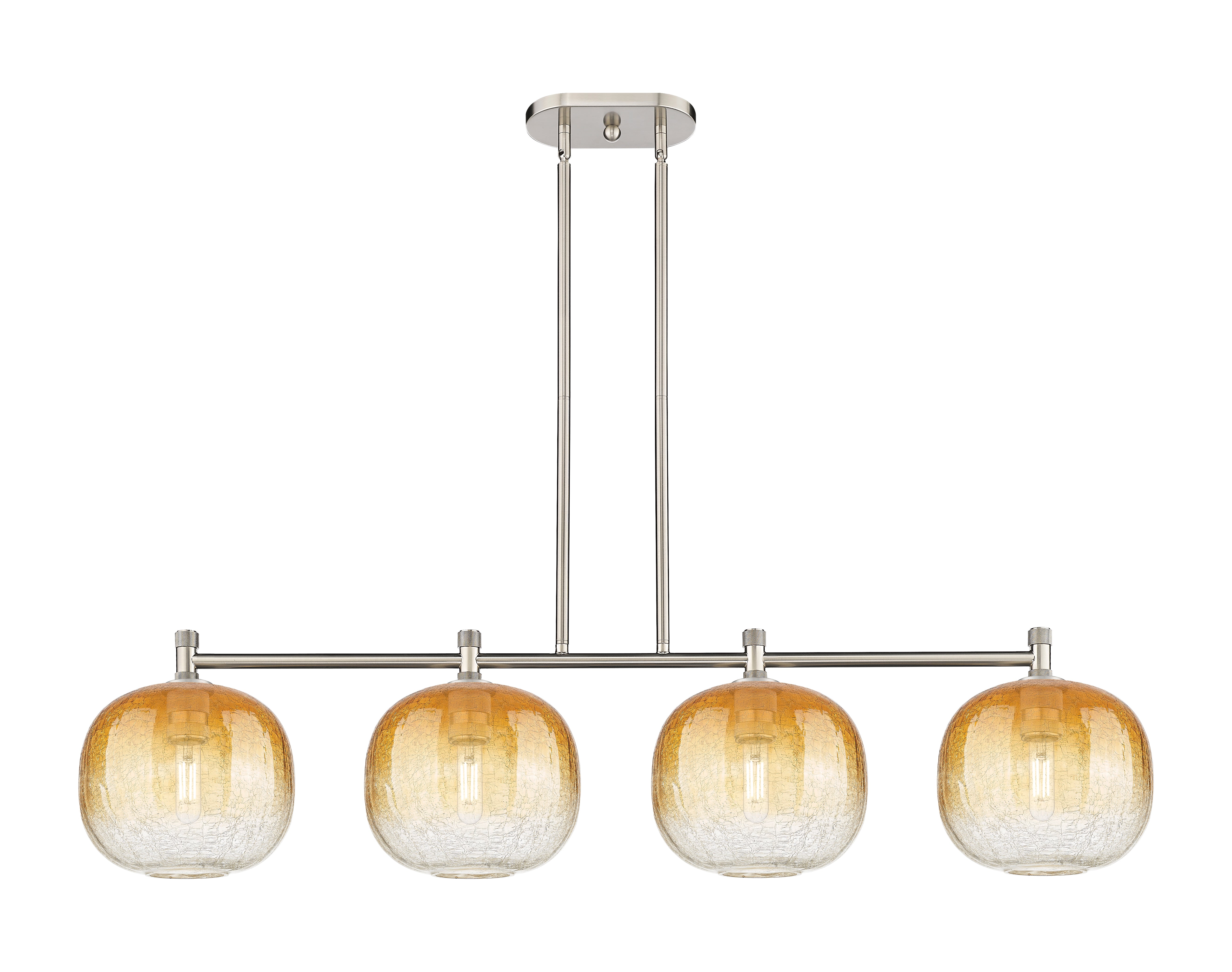 Downtown Urban Island Light Cast Brass