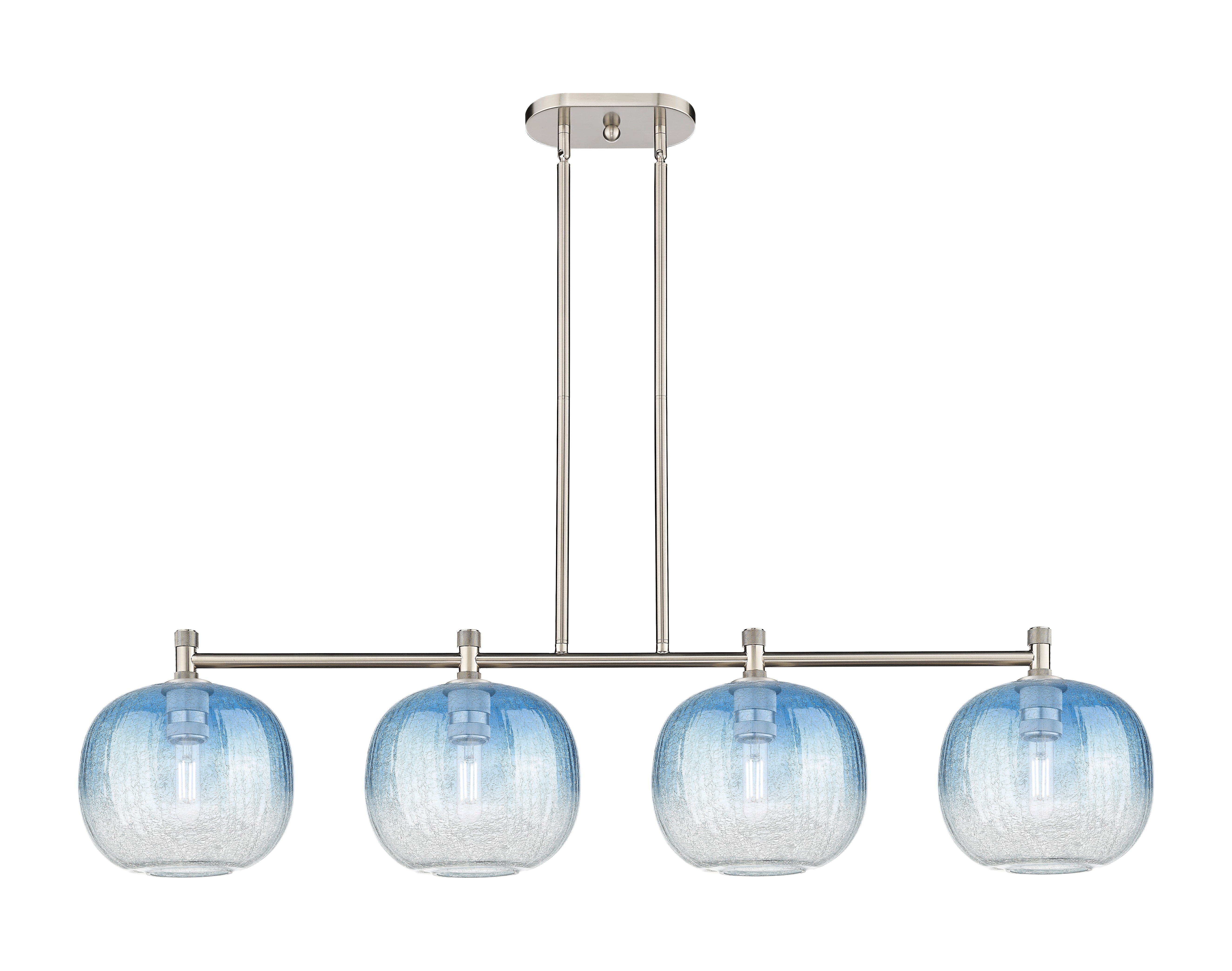 Downtown Urban Island Light Cast Brass