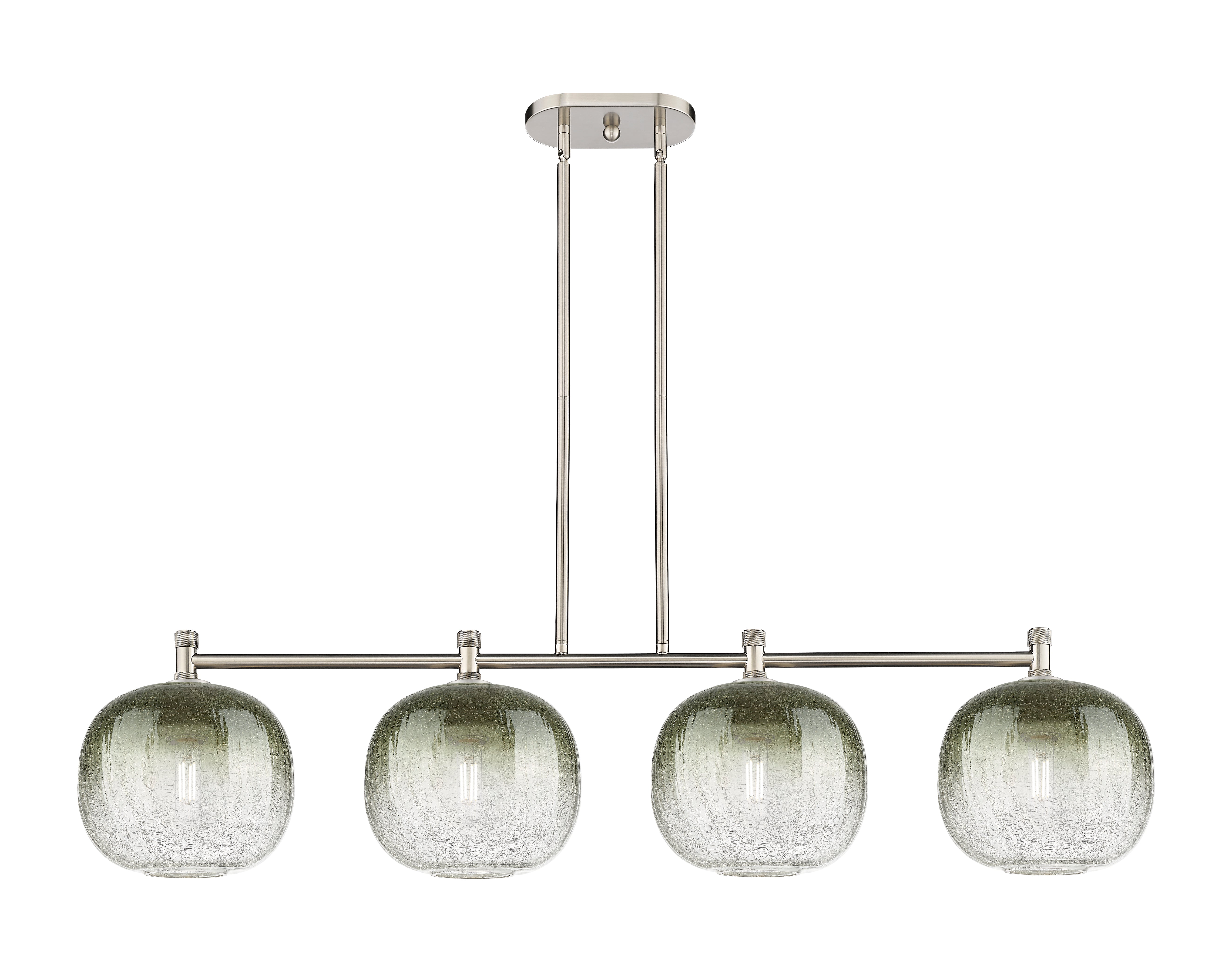 Downtown Urban Island Light Cast Brass