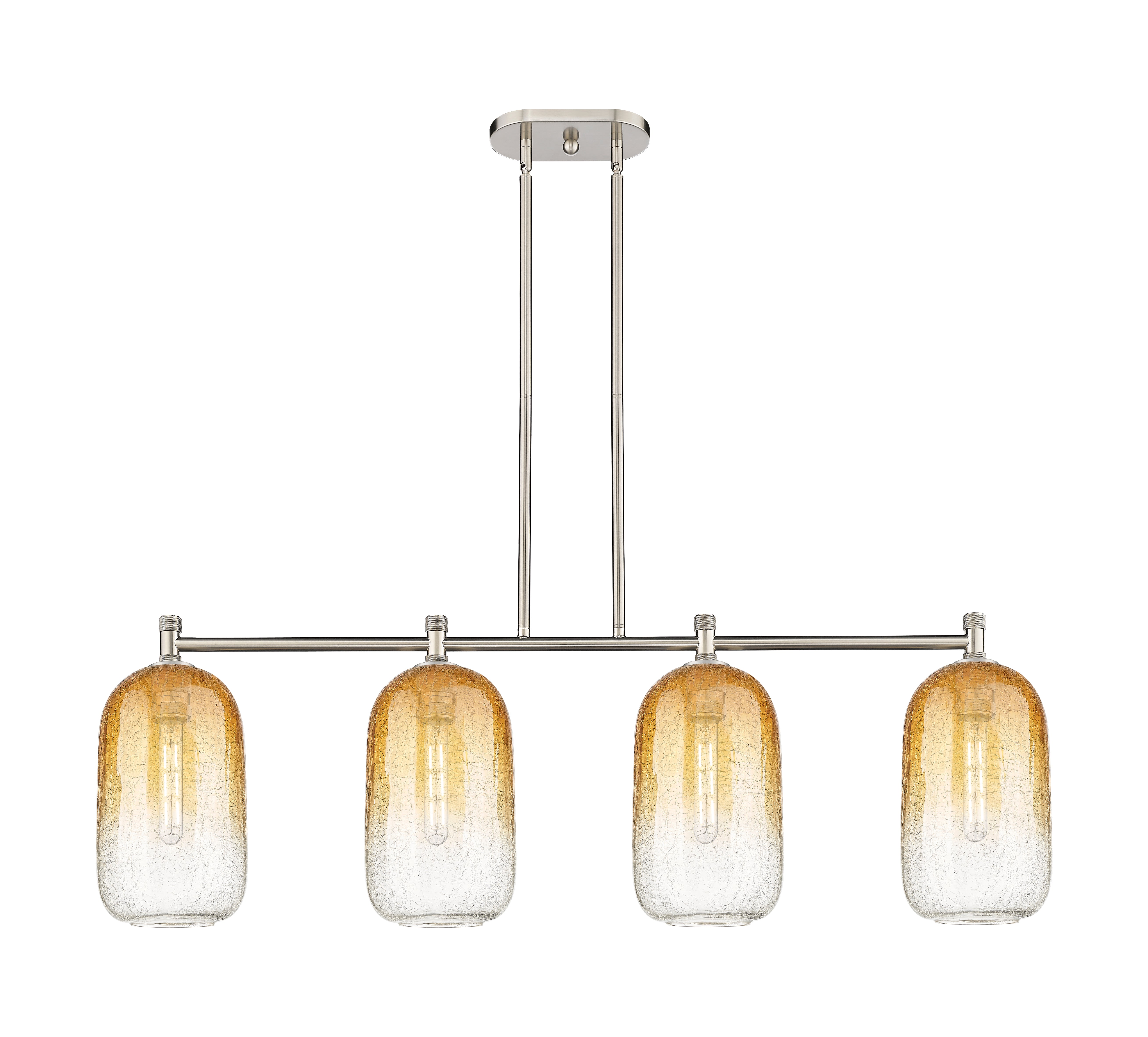 Downtown Urban Island Light Cast Brass Steel