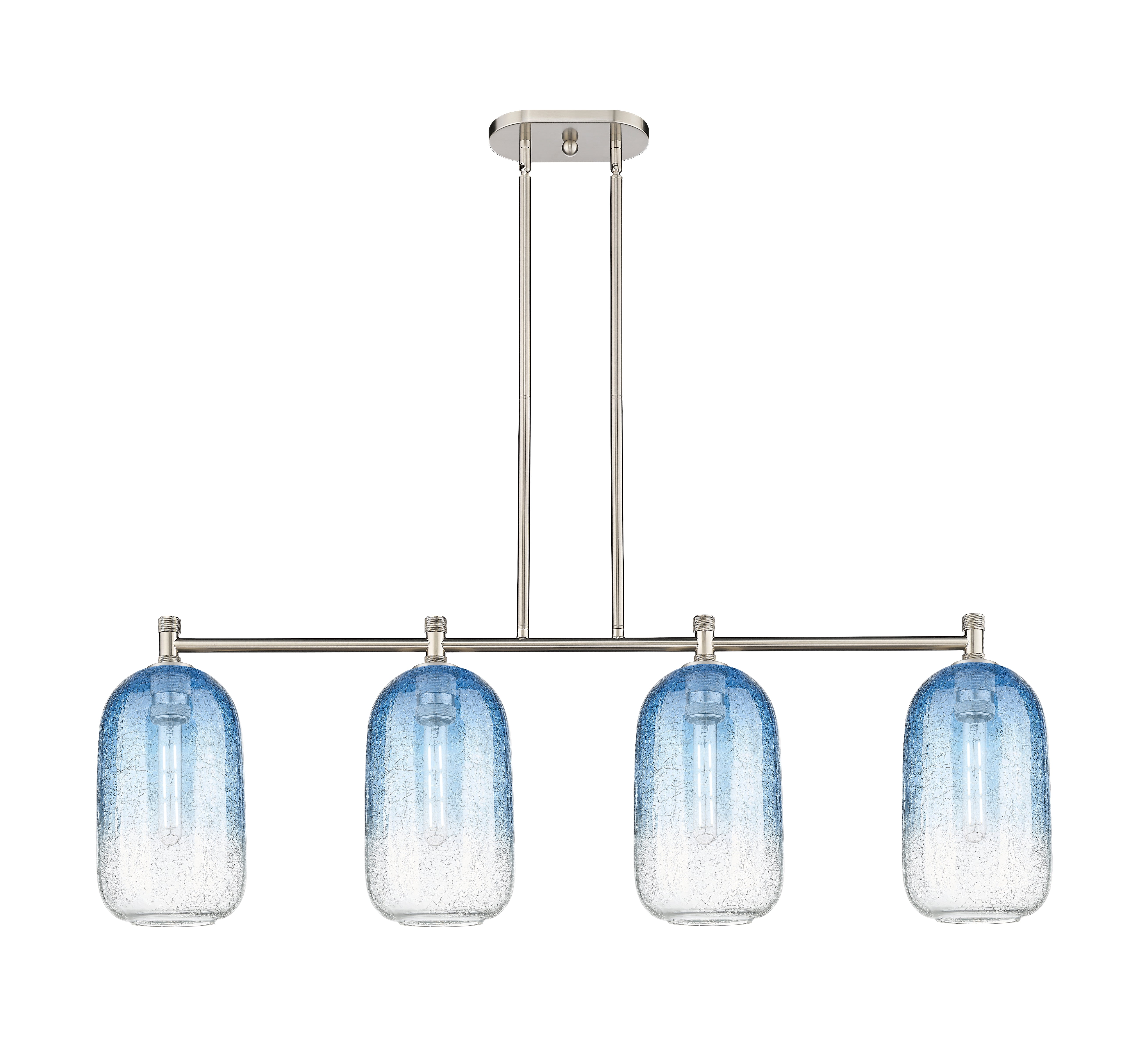Downtown Urban Island Light Cast Brass Steel