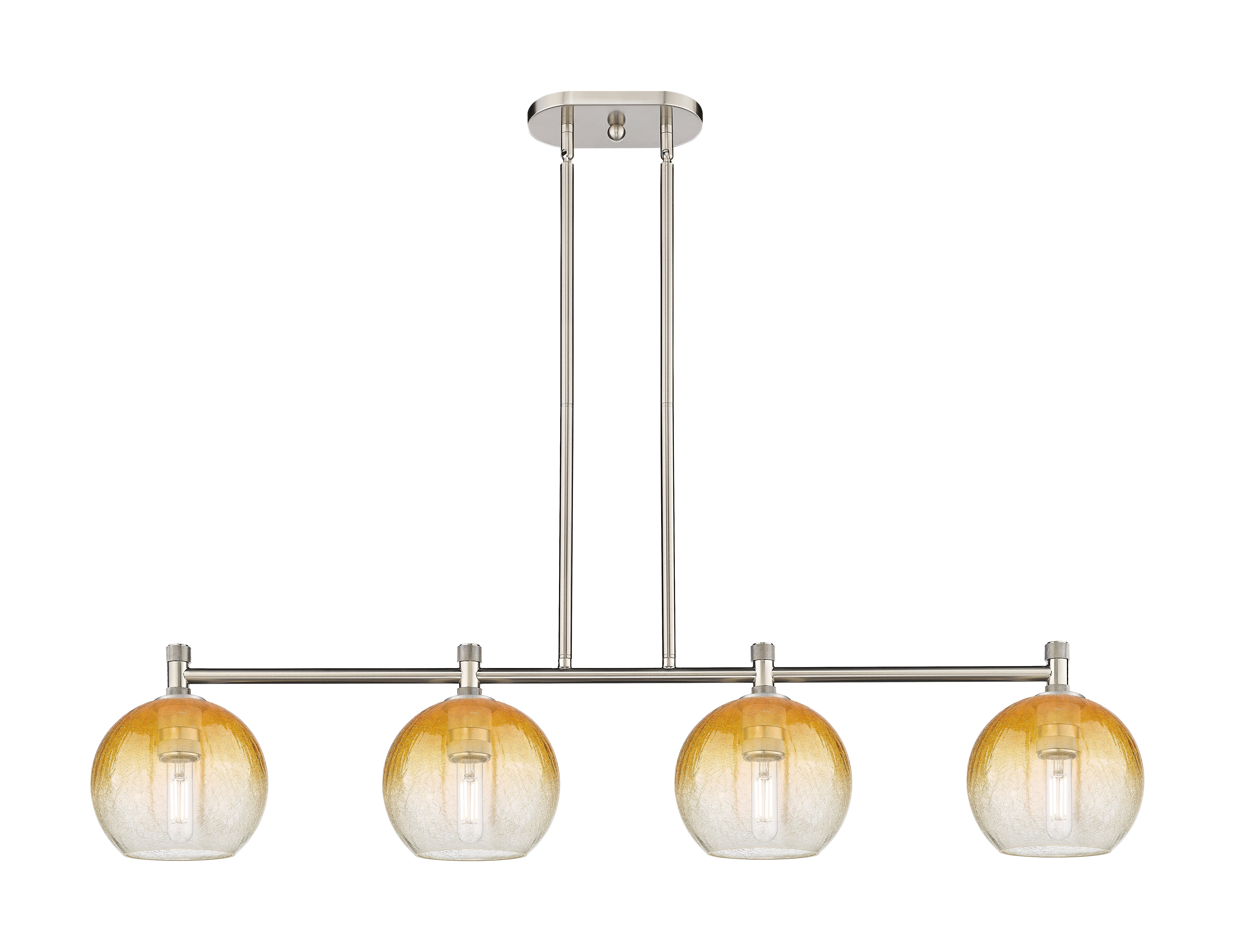 Downtown Urban Island Light Cast Brass